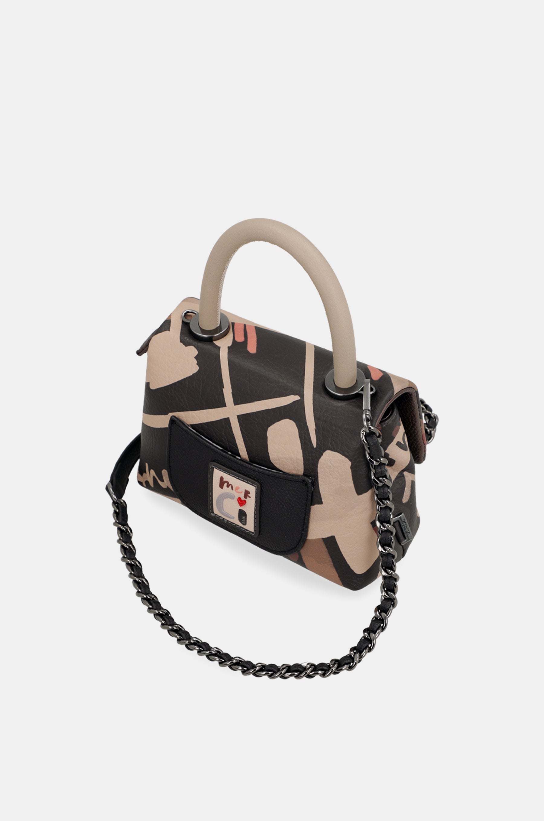 Parisian flap small crossbody bag