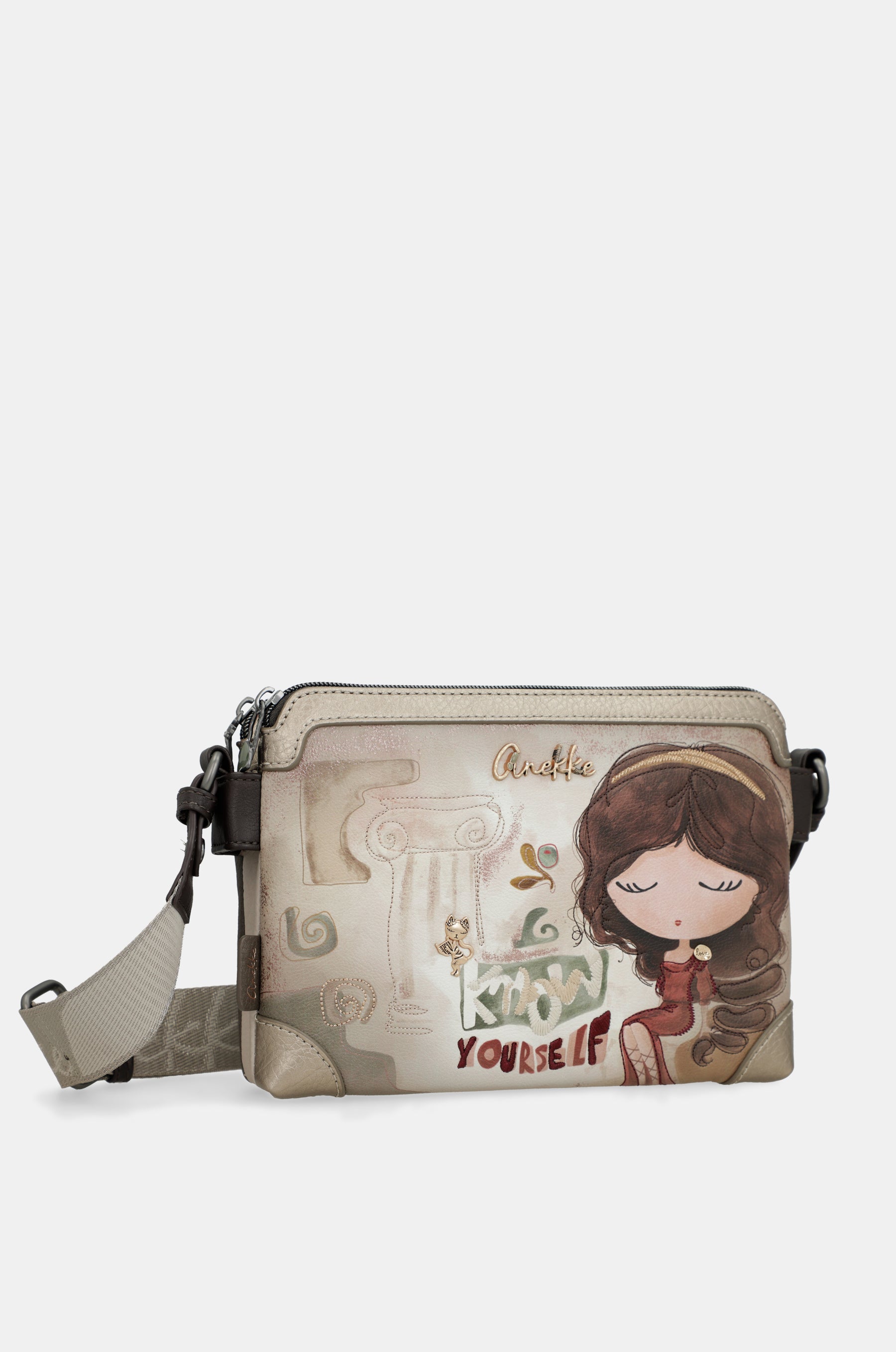 Triple-compartment crossbody bag Muse