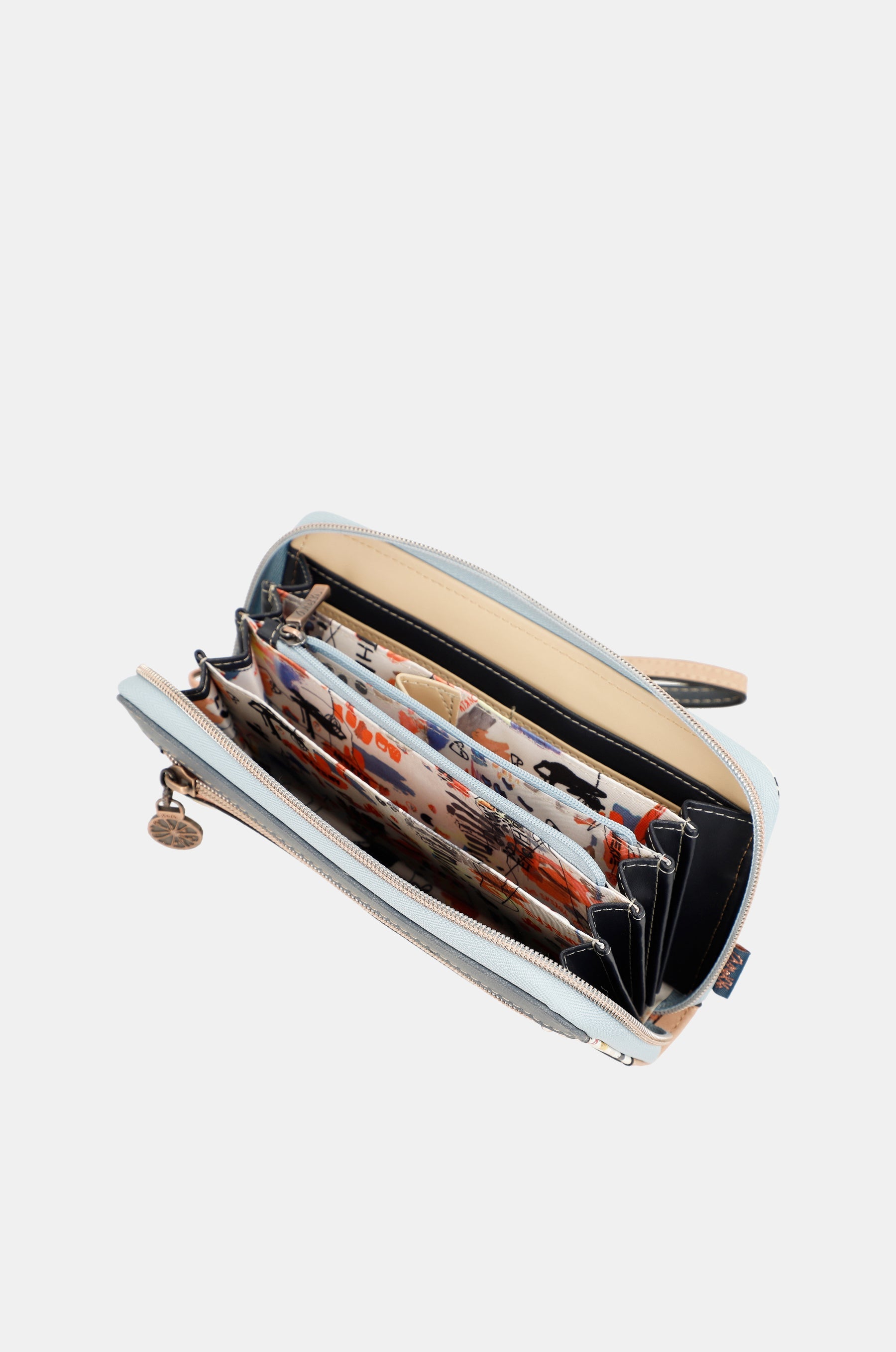 Fun & Music zippered wallet