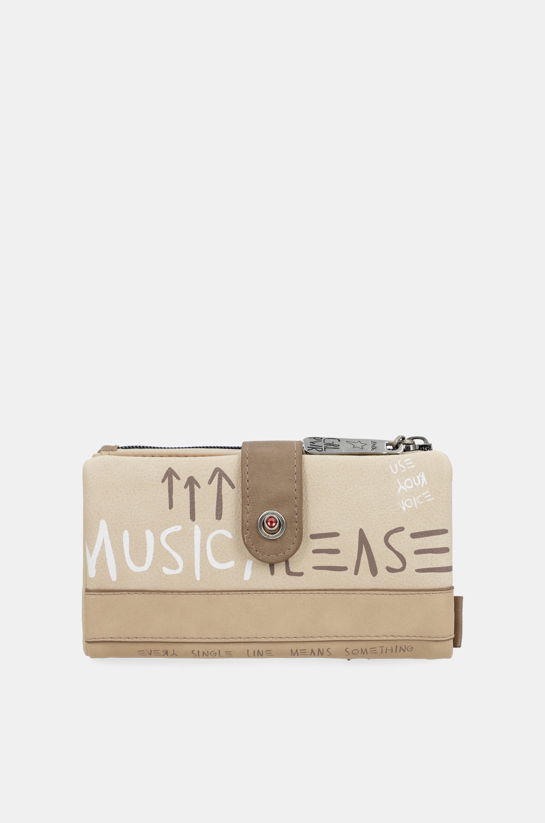 Energy beige large wallet