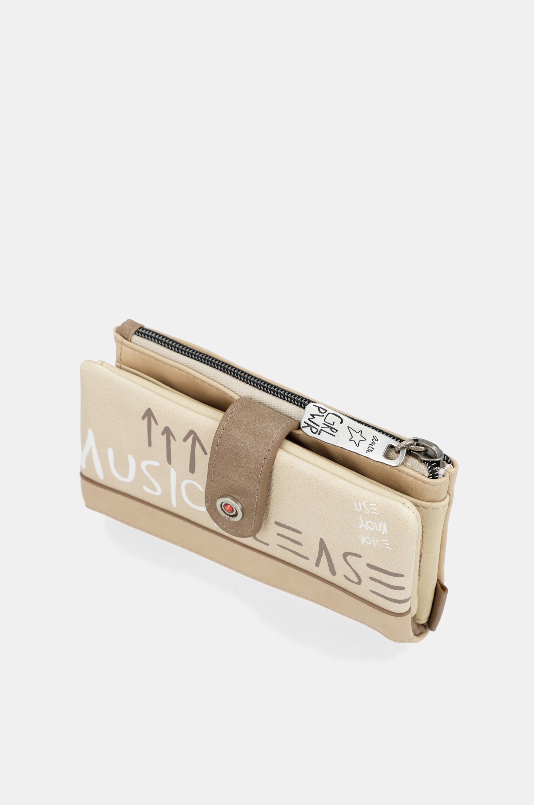 Energy beige large wallet