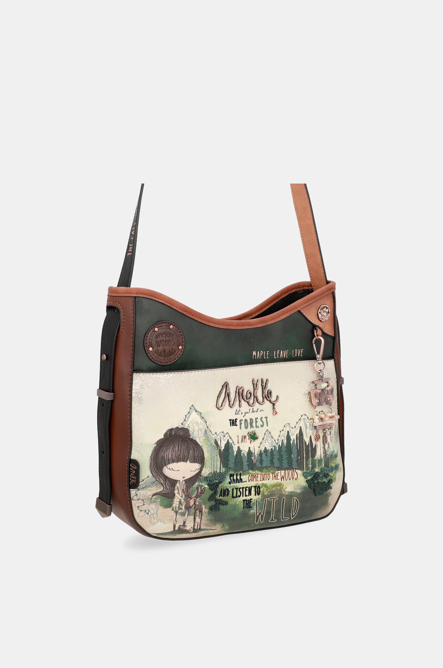 The Forest wide handle messenger bag