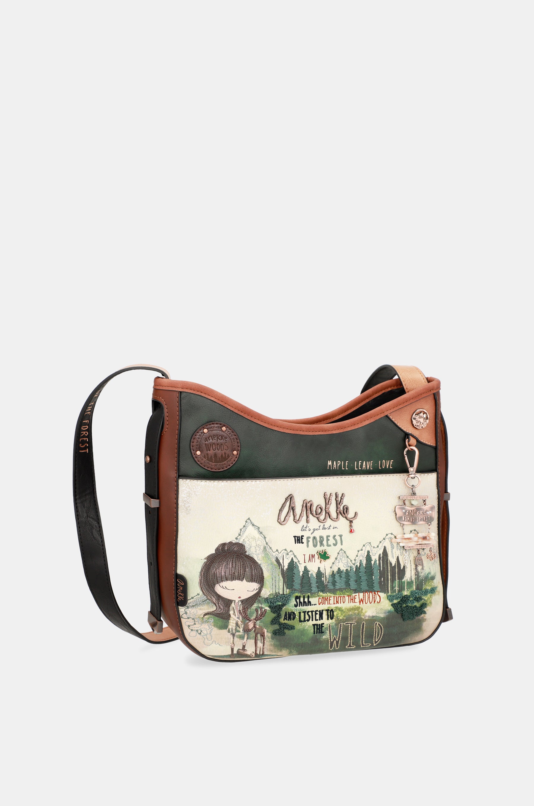 The Forest wide handle messenger bag