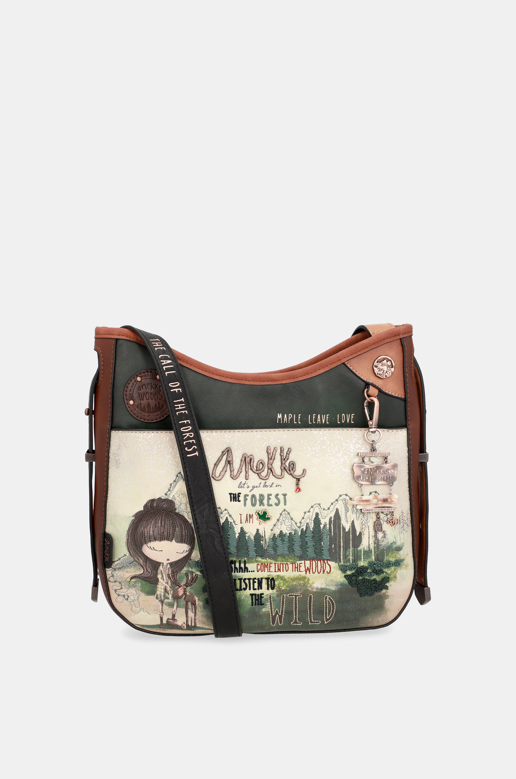 The Forest wide handle messenger bag