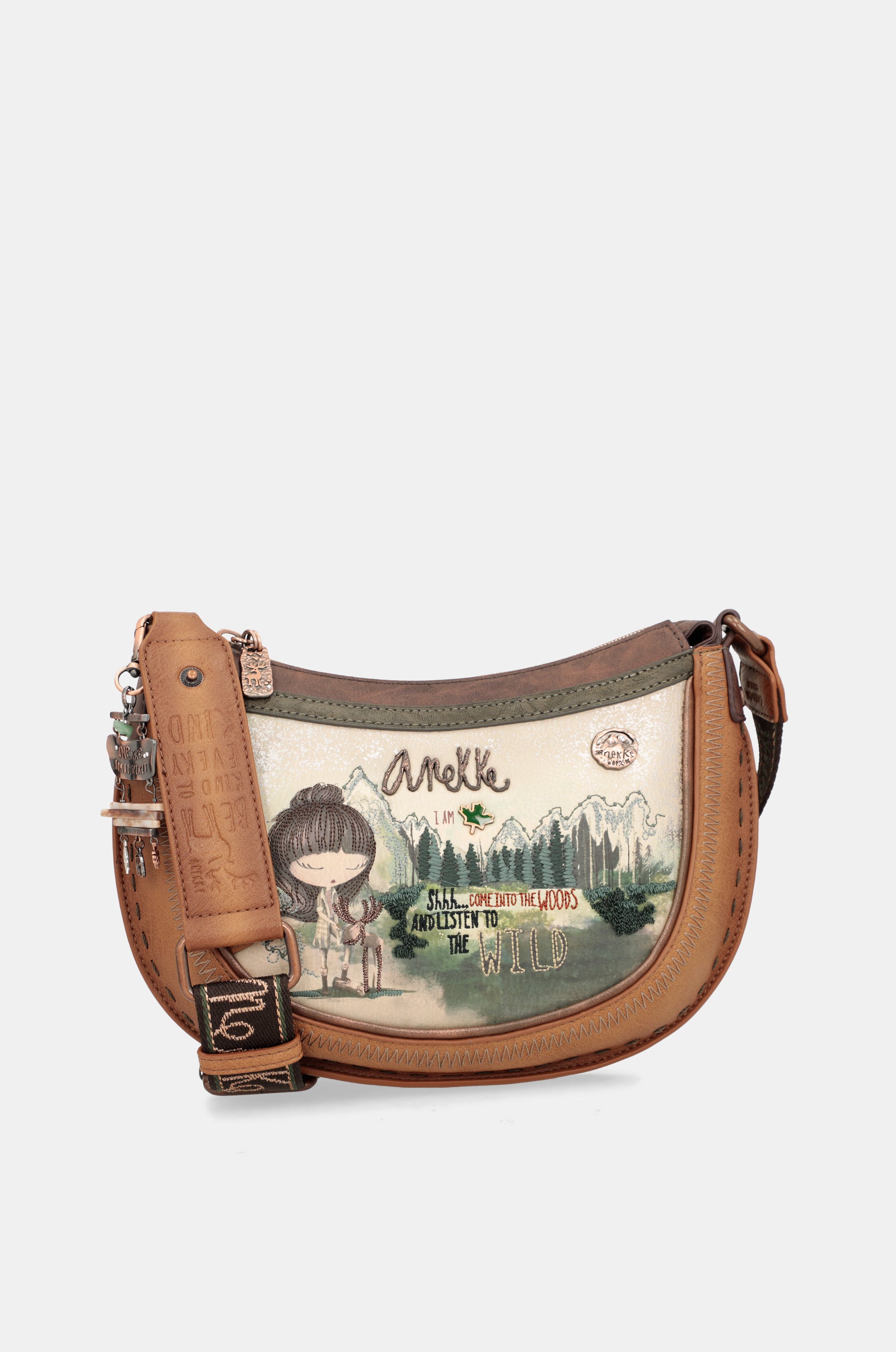 The Forest oval shoulder bag