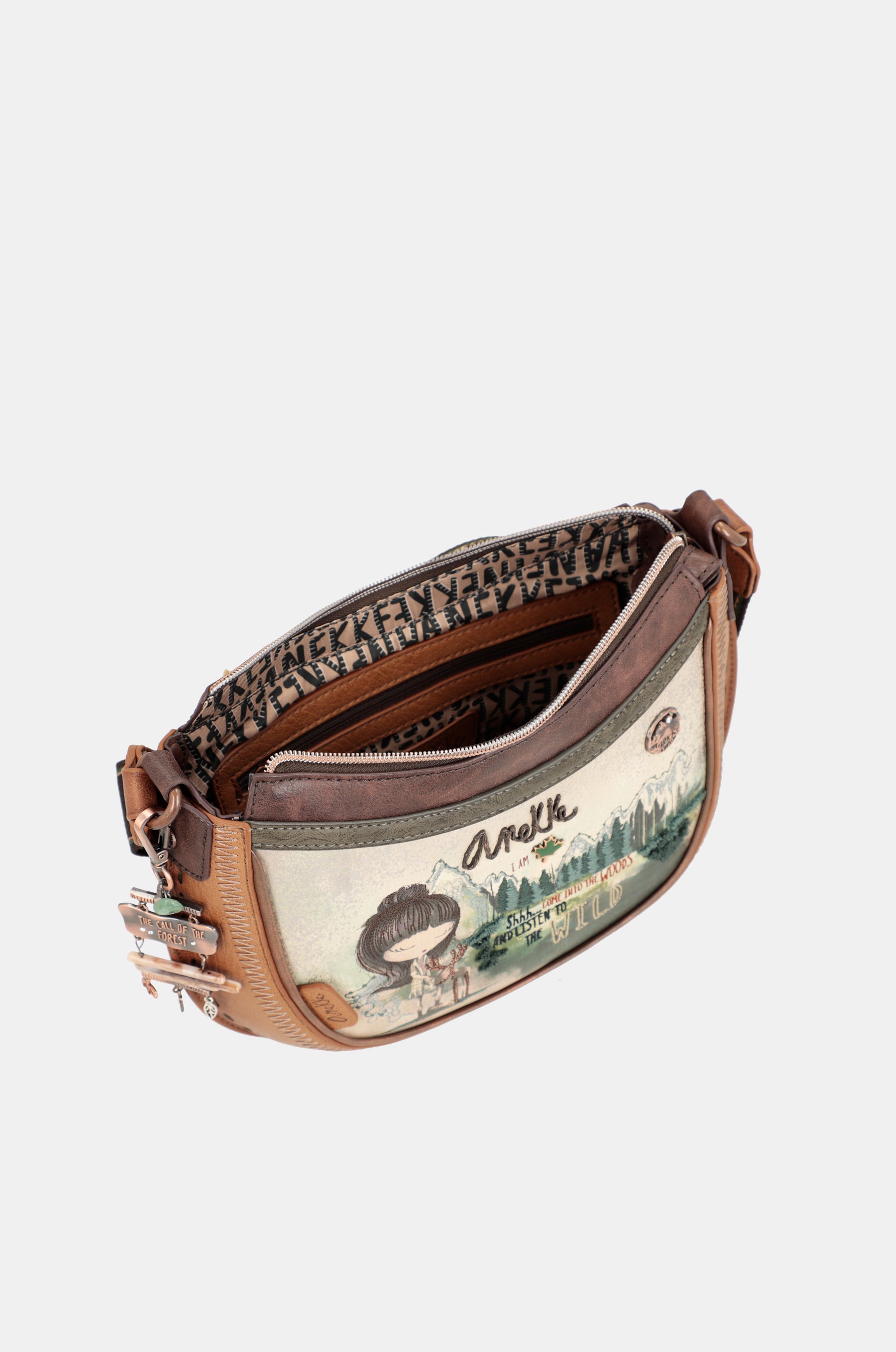 The Forest oval shoulder bag