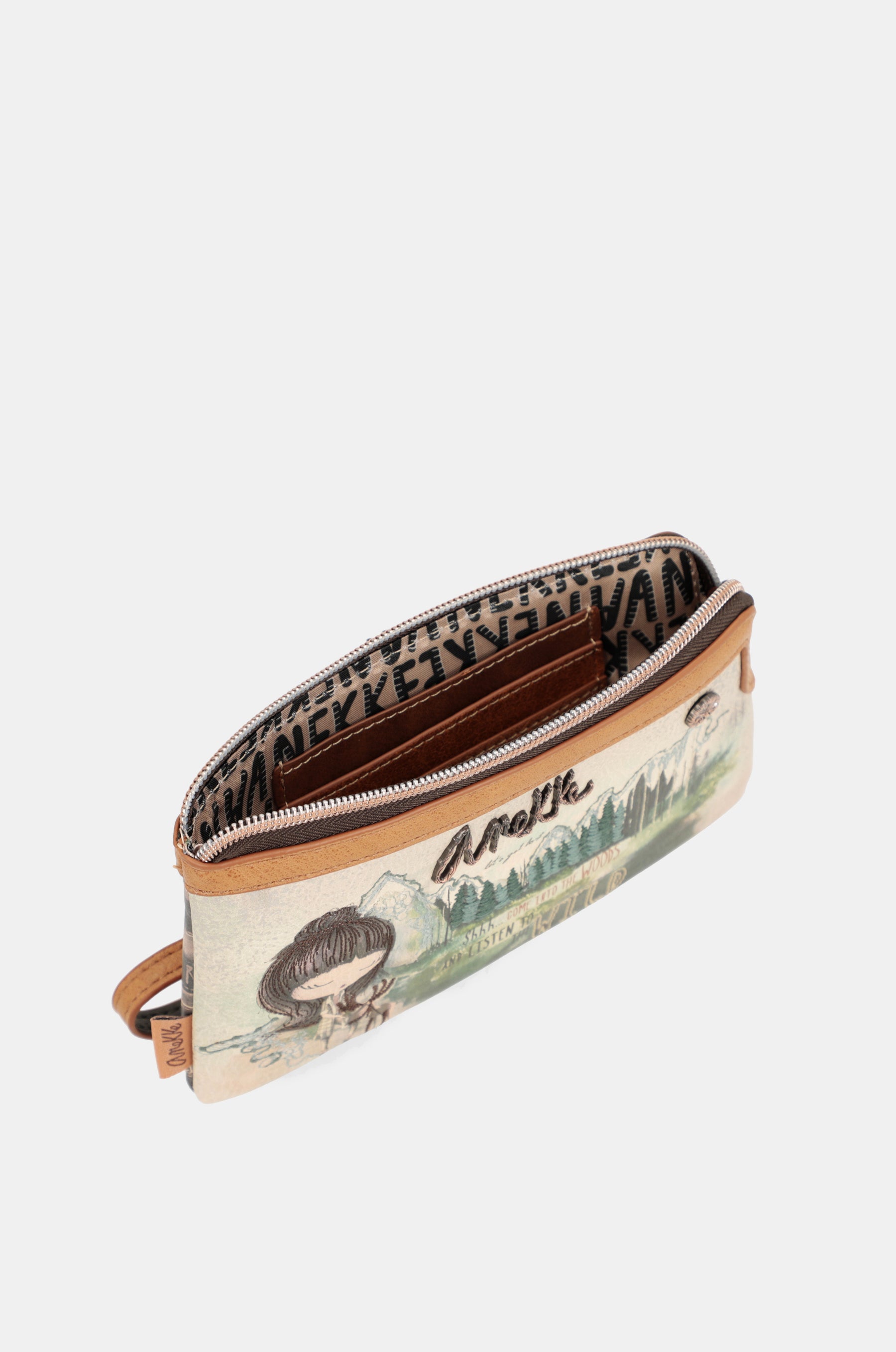 The Forest wallet with hand strap