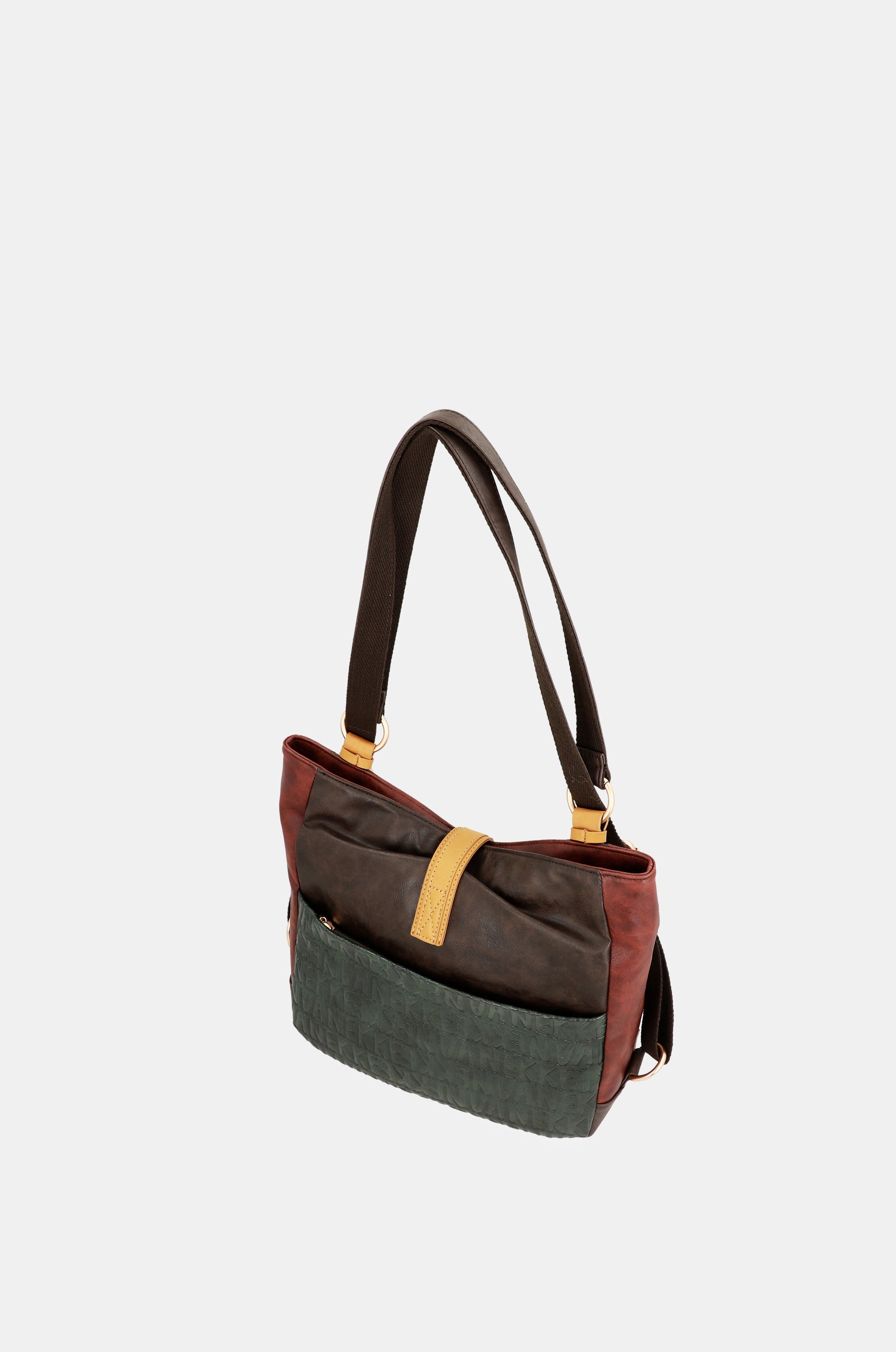 Urban shoulder bag convertible into a backpack