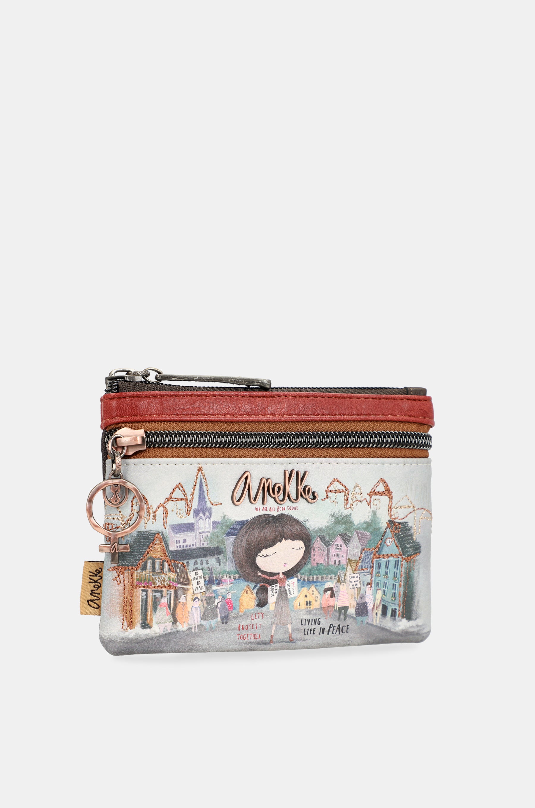 Double zipper coin purse Voice