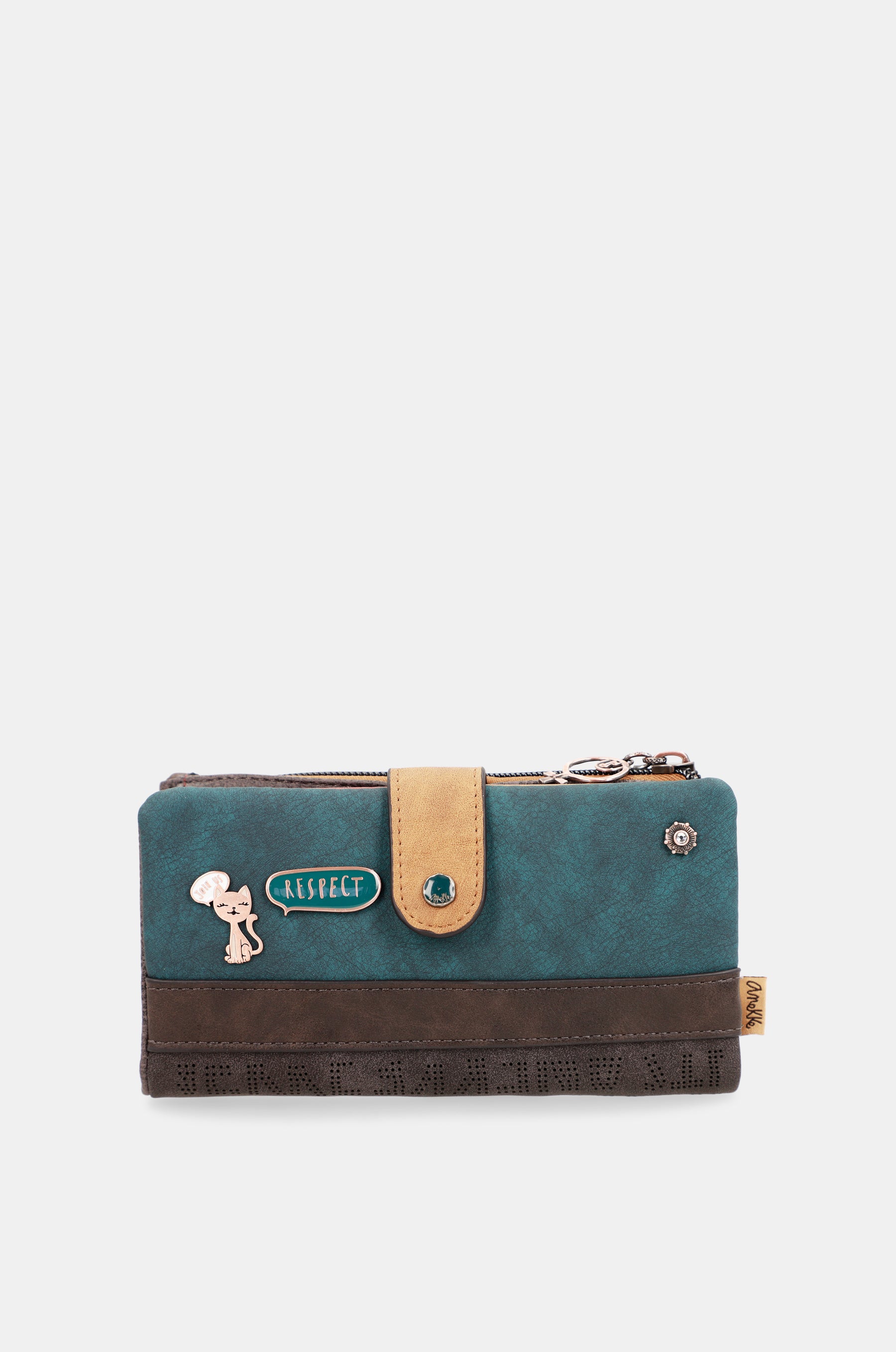 Respect large flexible material wallet