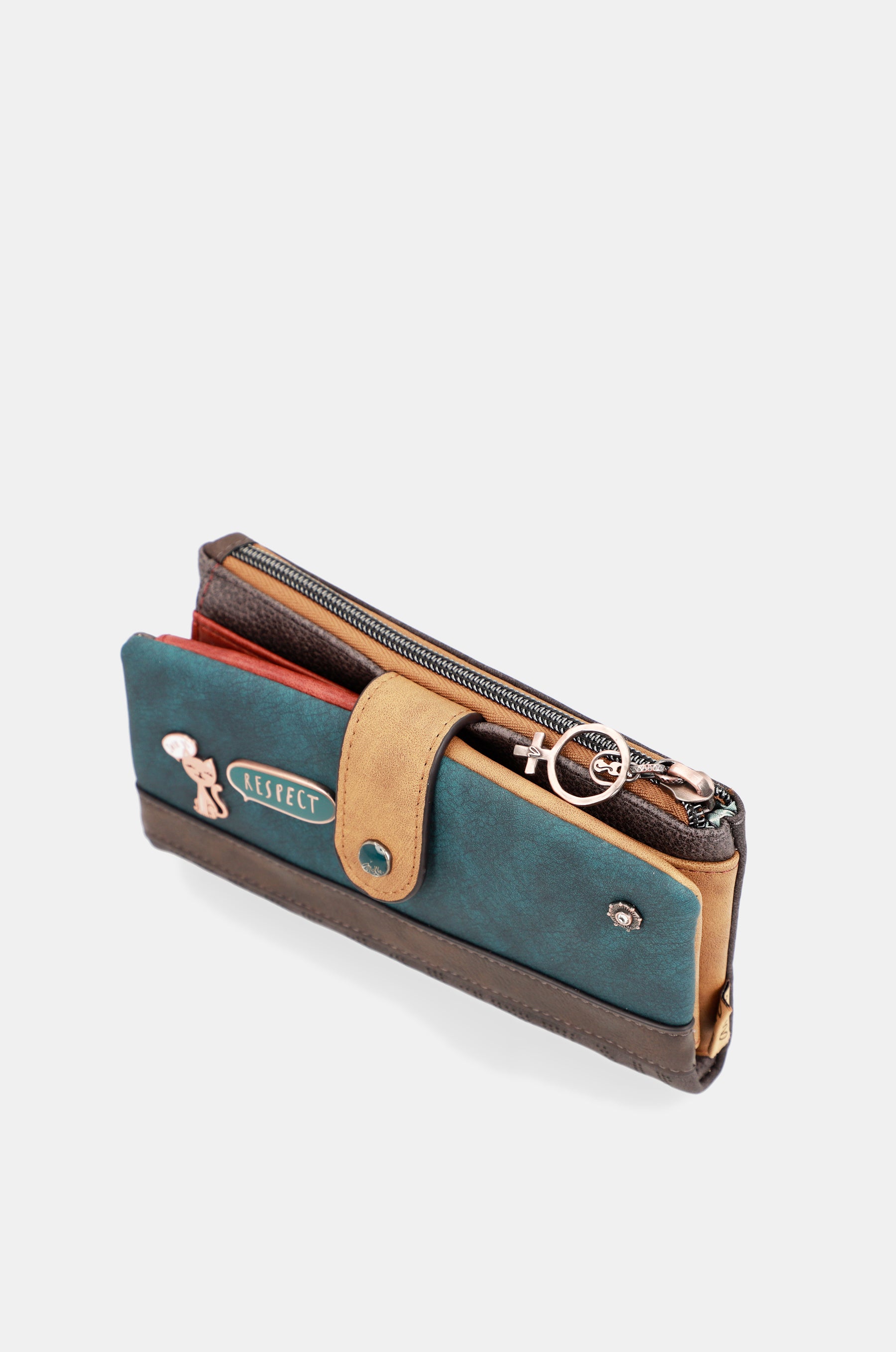 Respect large flexible material wallet