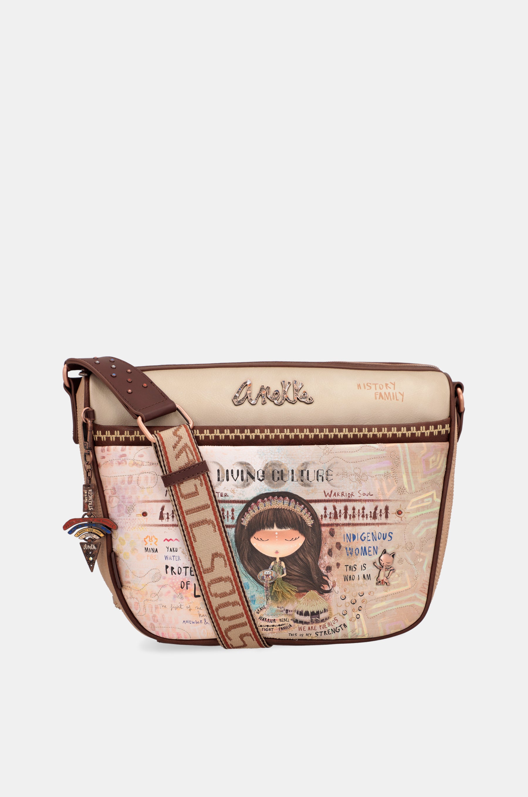 Menire large crossbody bag with pockets