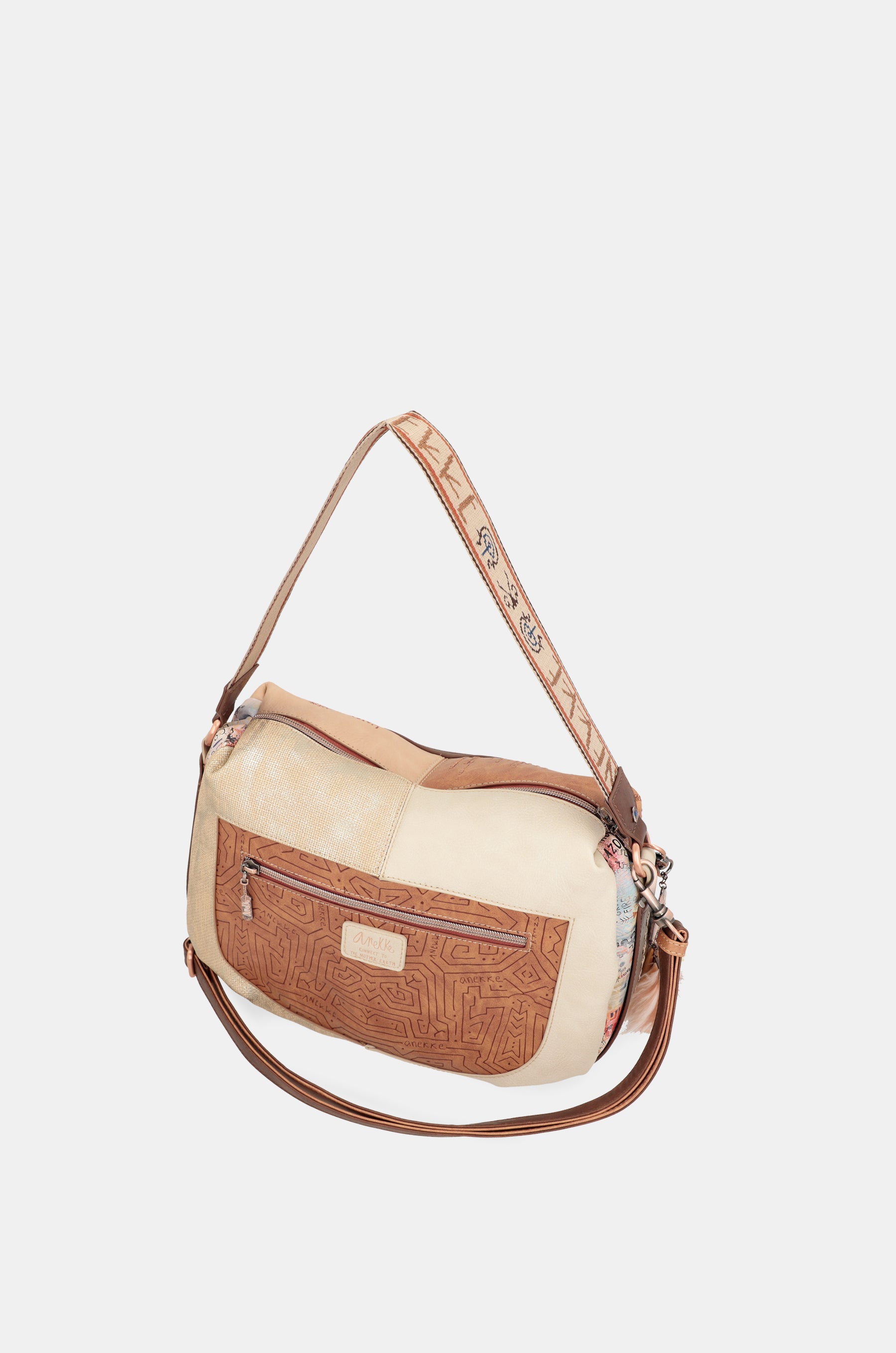 Tribe large crossbody bag with shoulder strap