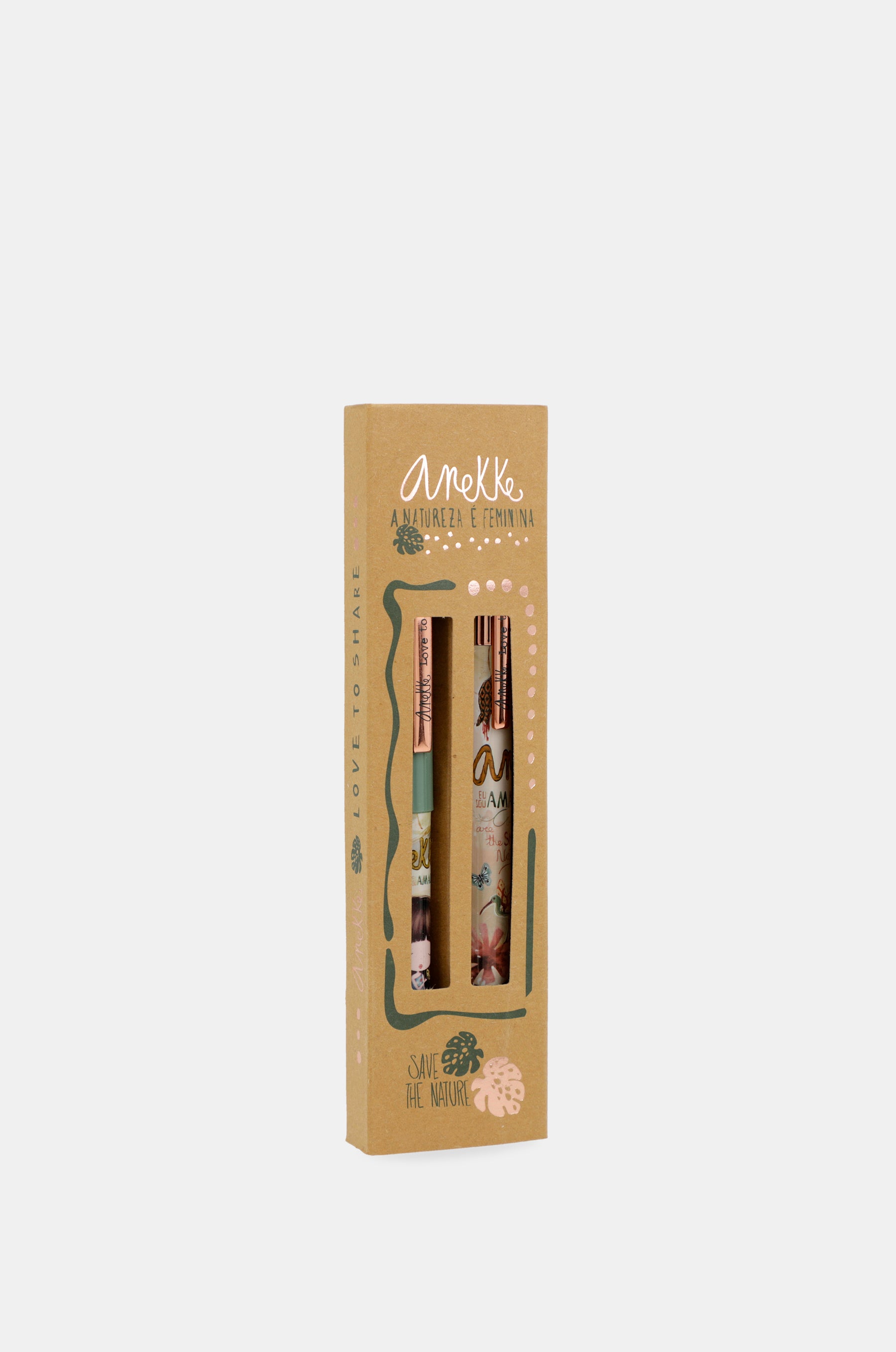 Amazonia ballpoint pen plus mechanical pencil set
