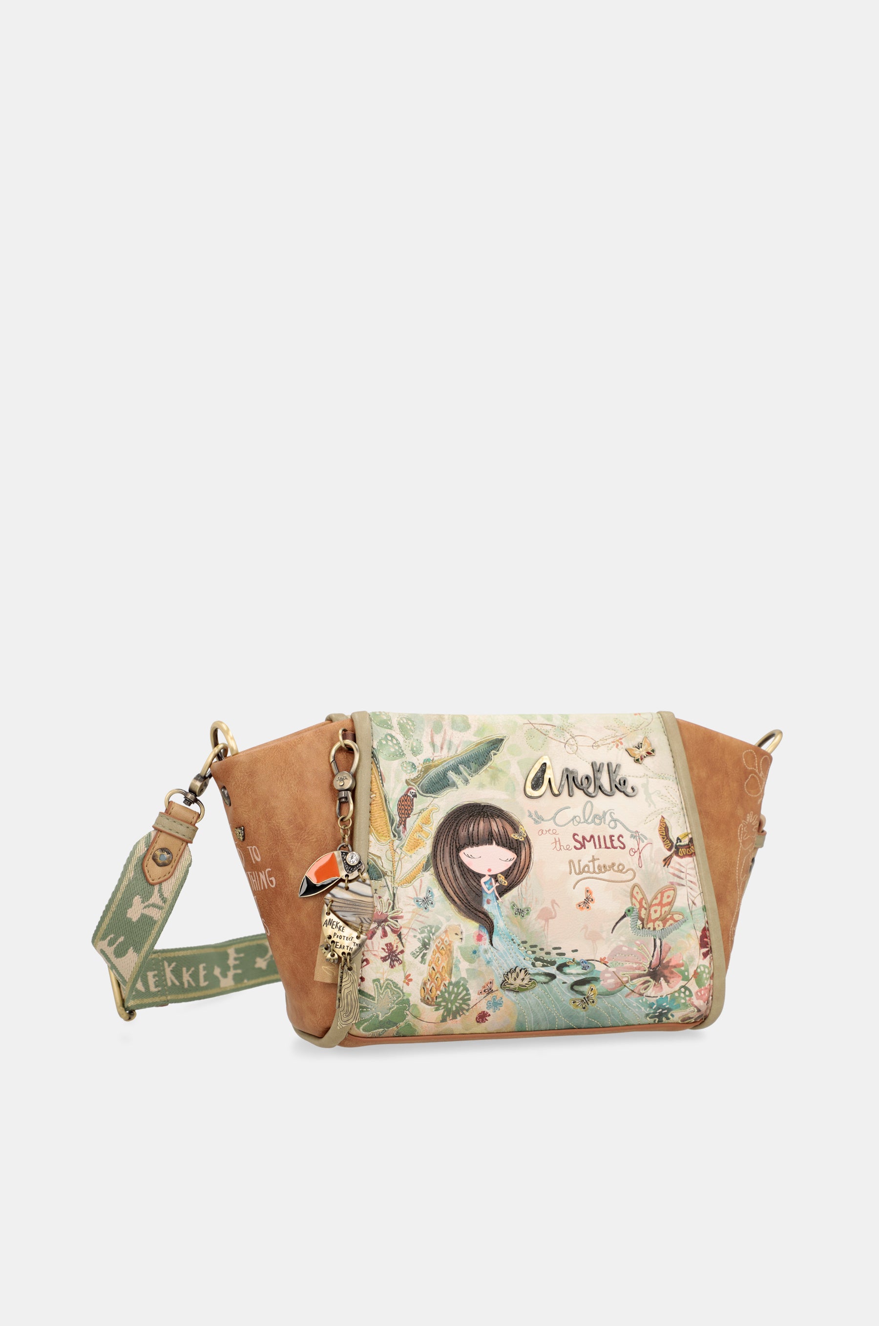 Amazonia printed crossbody bag