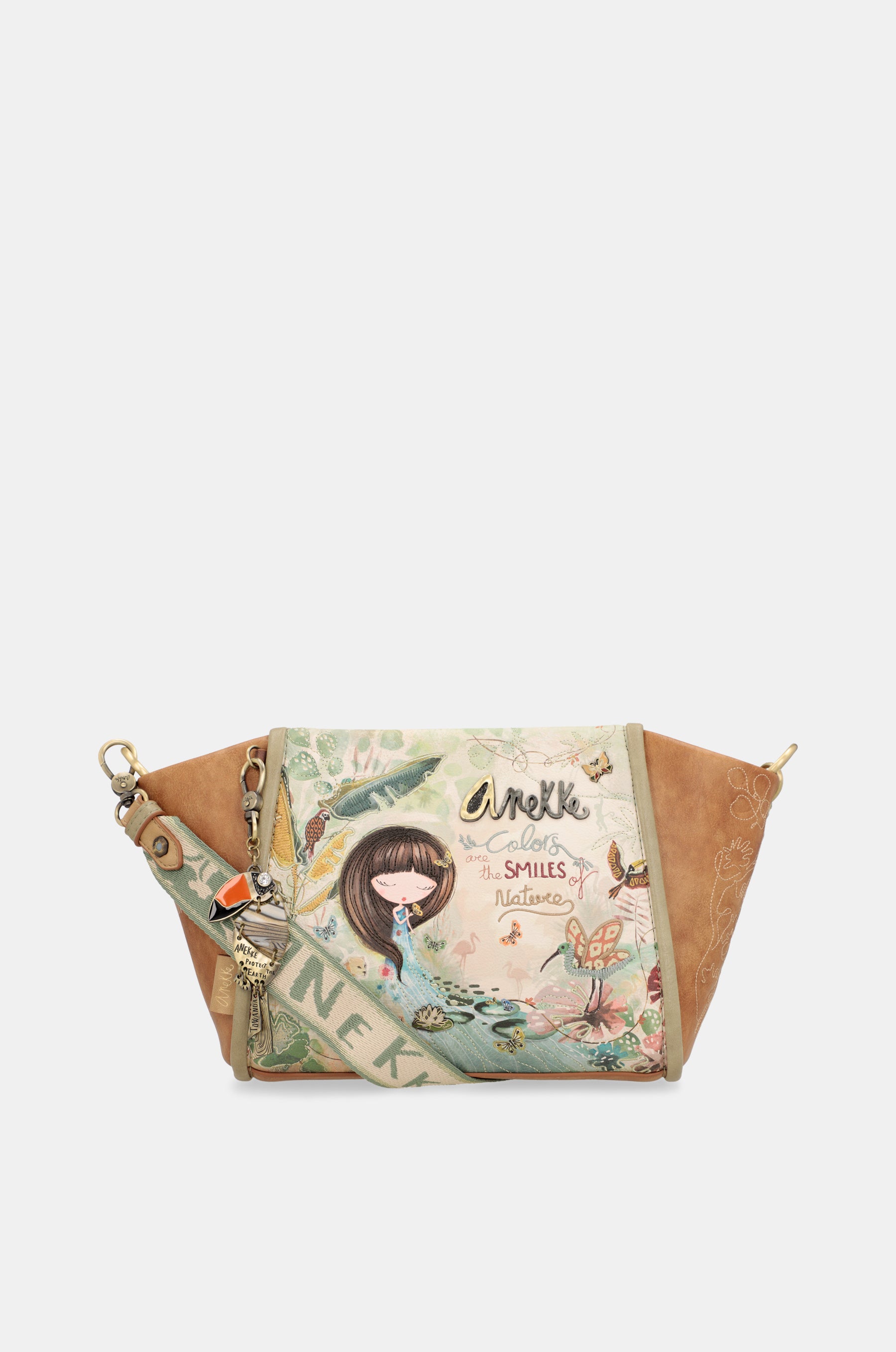 Amazonia printed crossbody bag