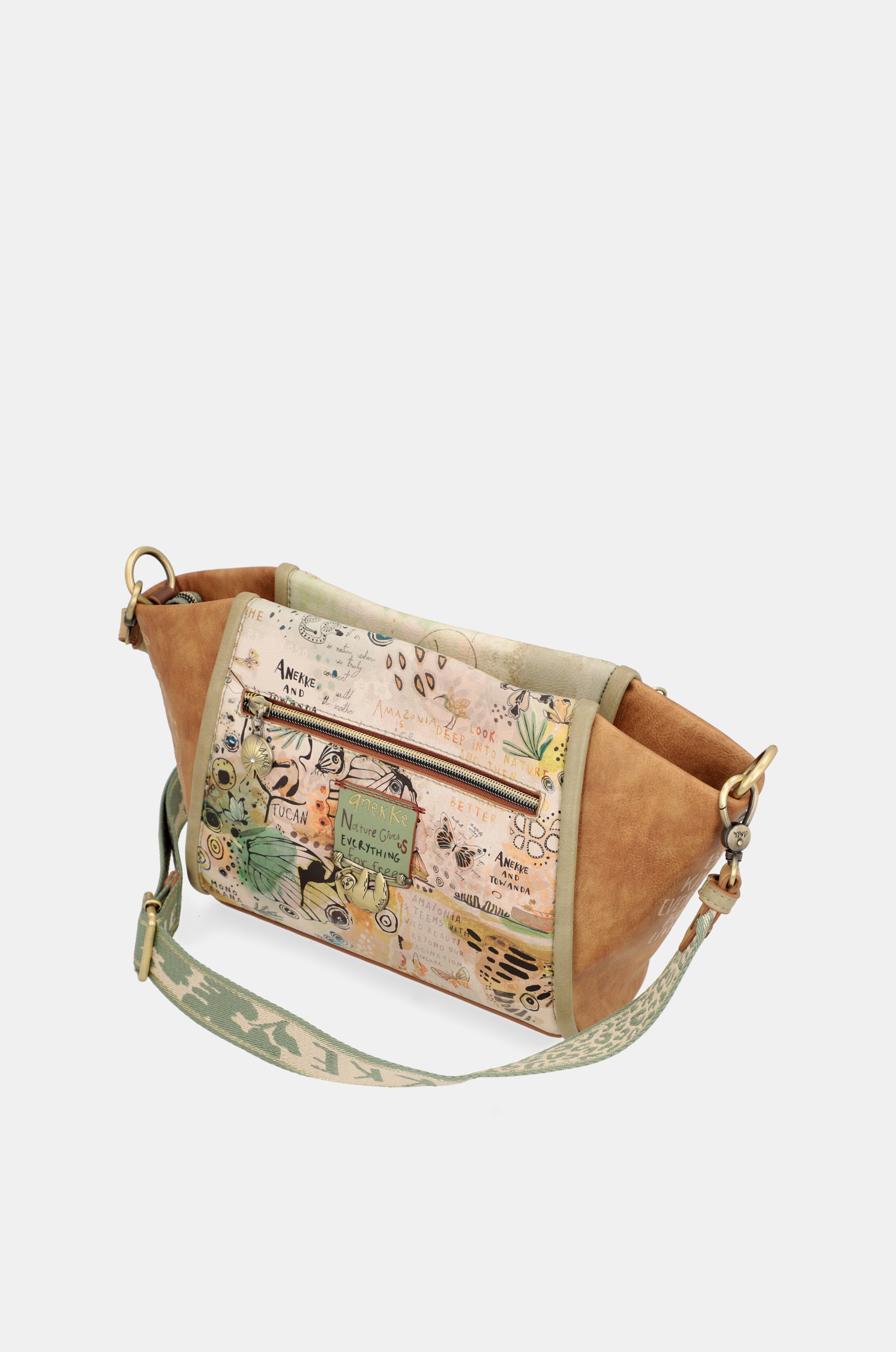 Amazonia printed crossbody bag