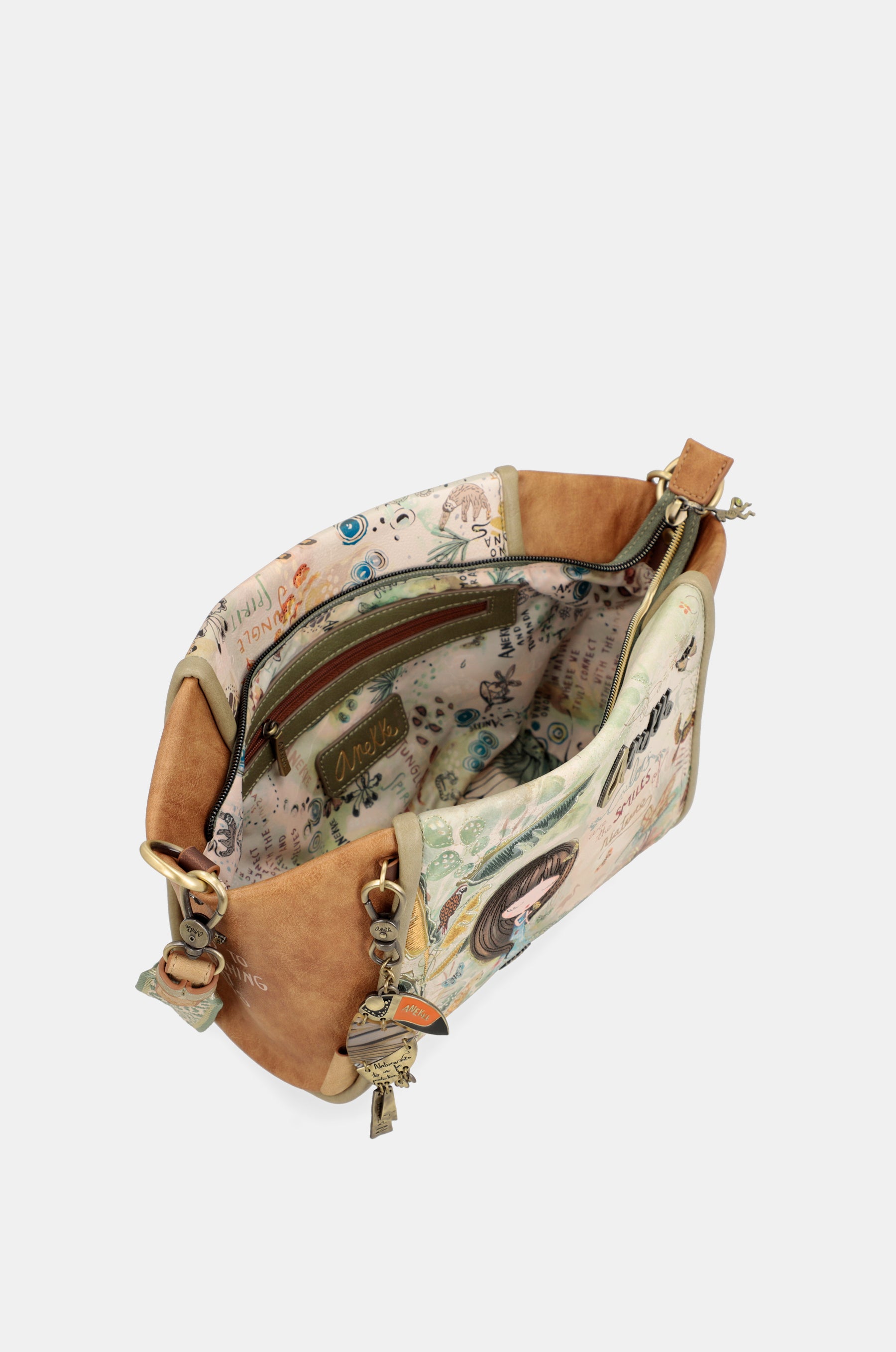 Amazonia printed crossbody bag
