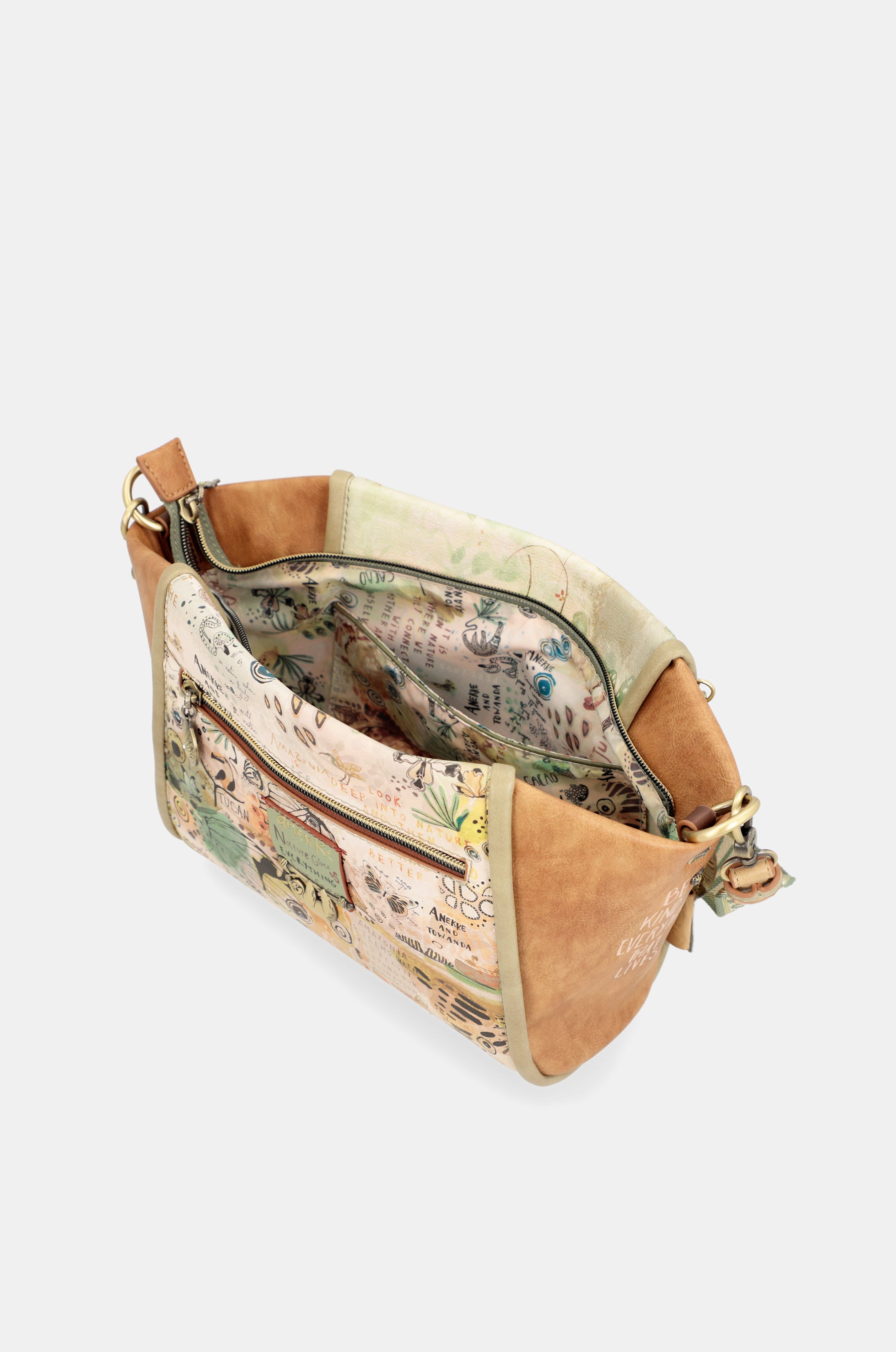 Amazonia printed crossbody bag