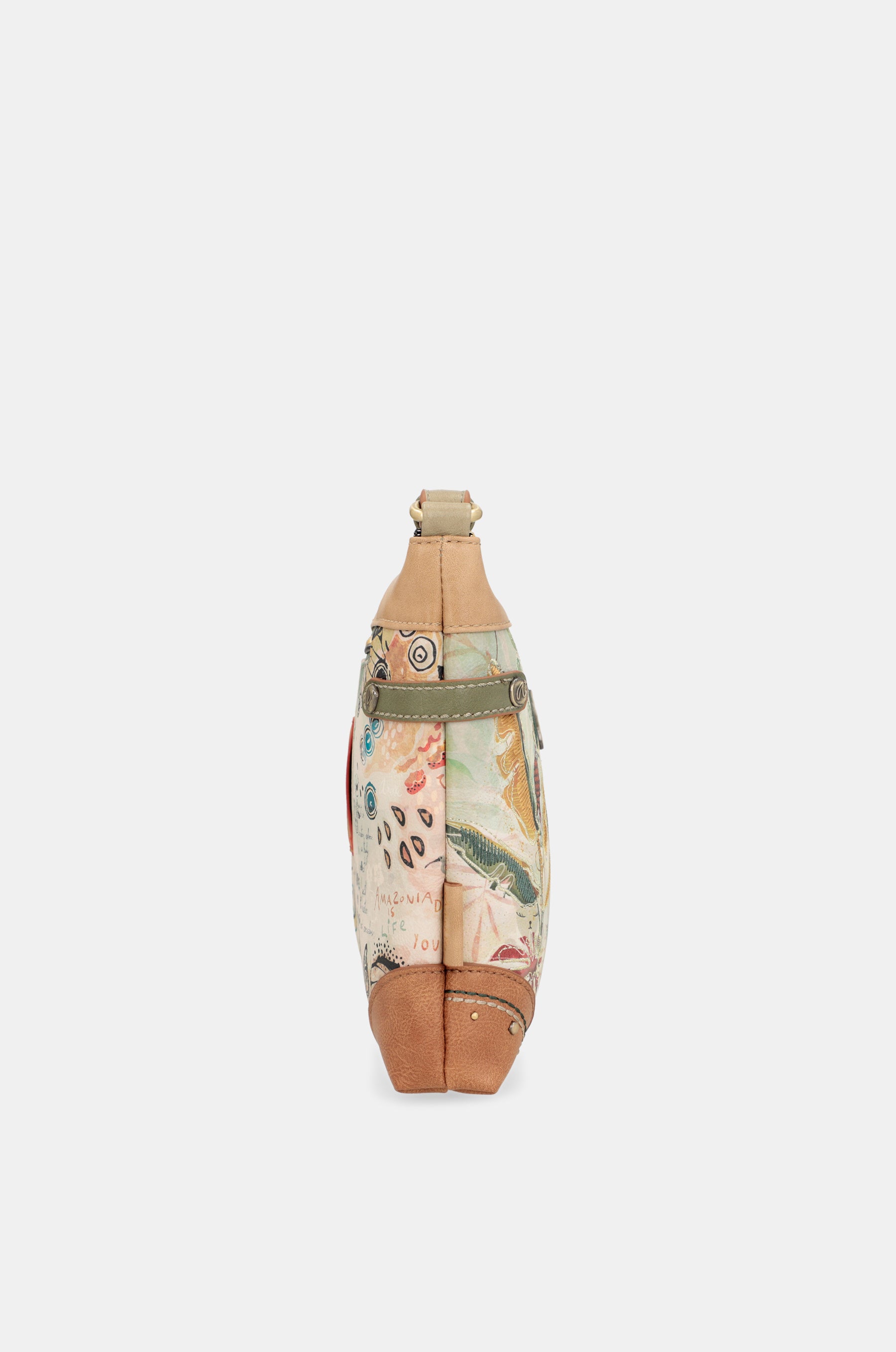 Amazonia large printed crossbody bag