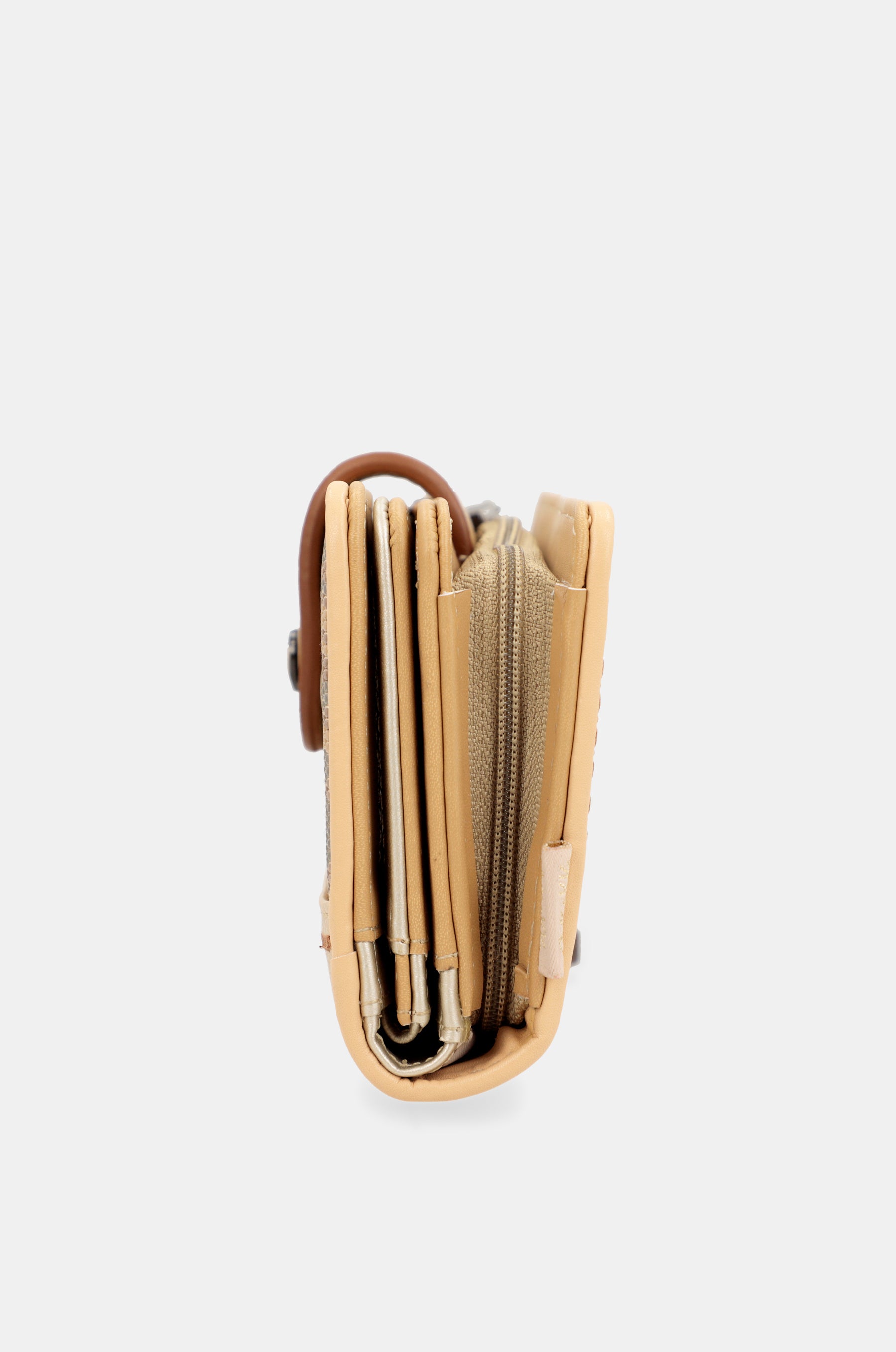 Nature Pachamama gold medium RFID wallet