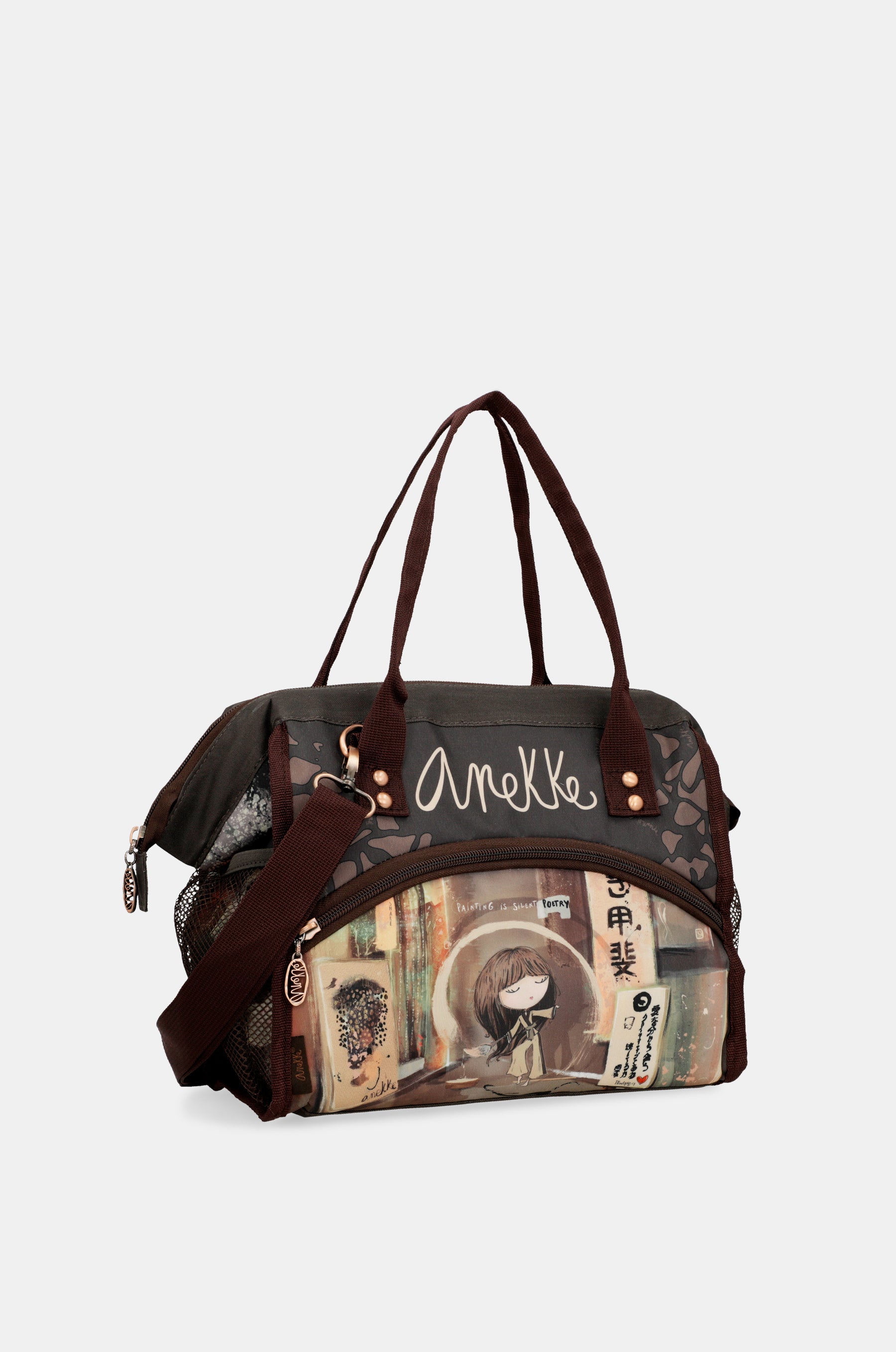 Shōen food bag with shoulder strap