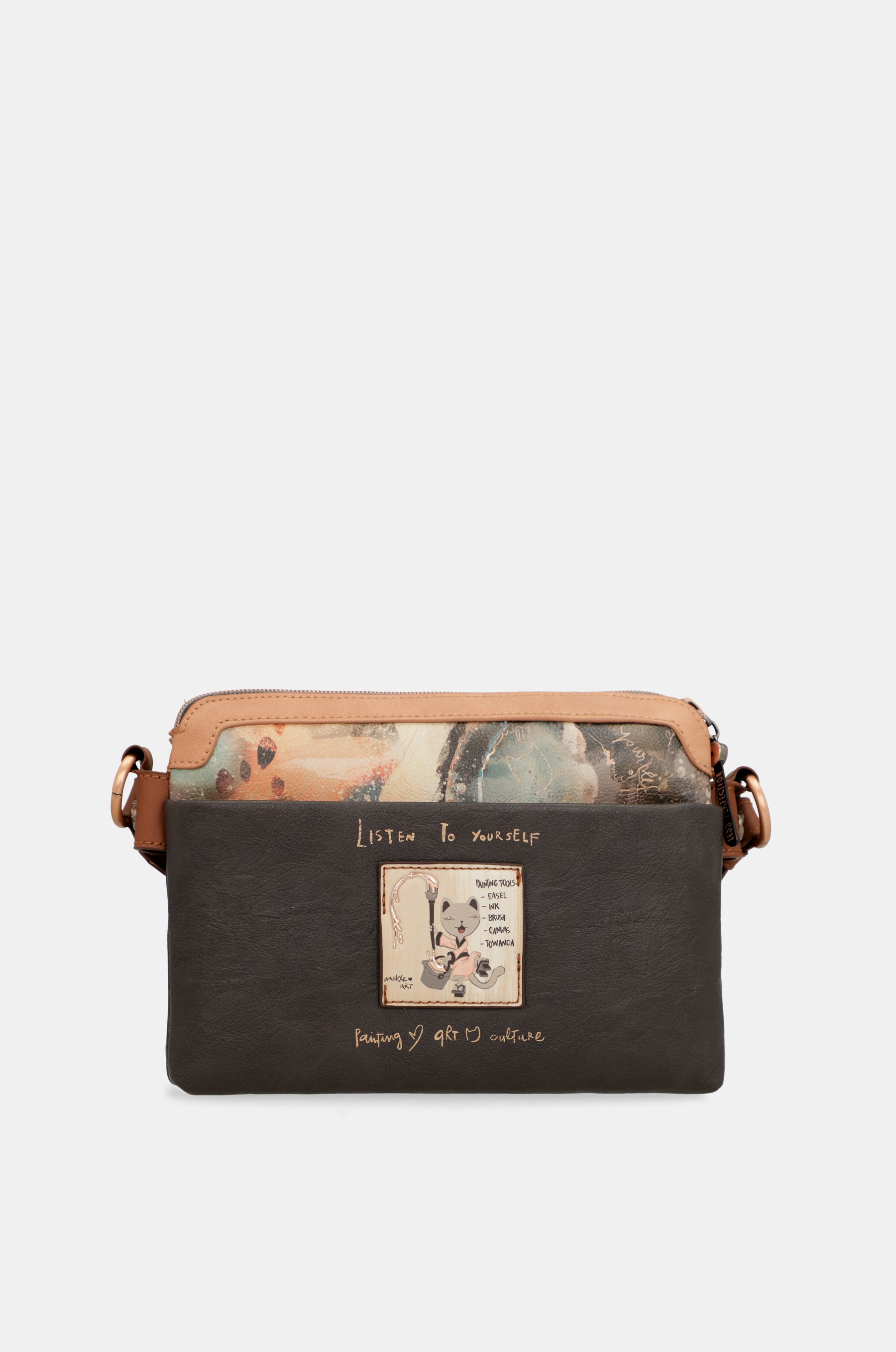 Shōen medium shoulder bag with 3 compartments