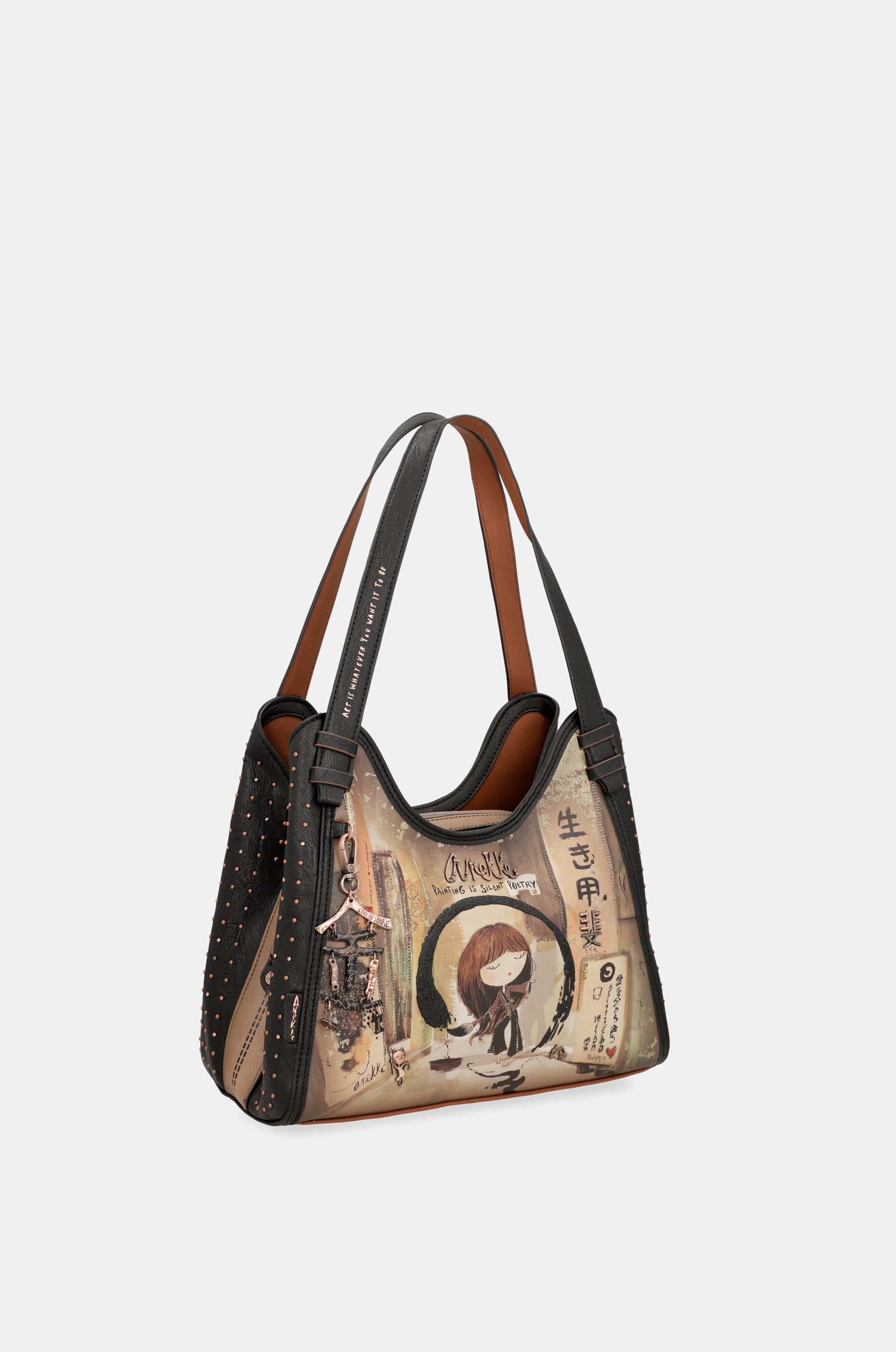 Shōen 2-handle shoulder bag