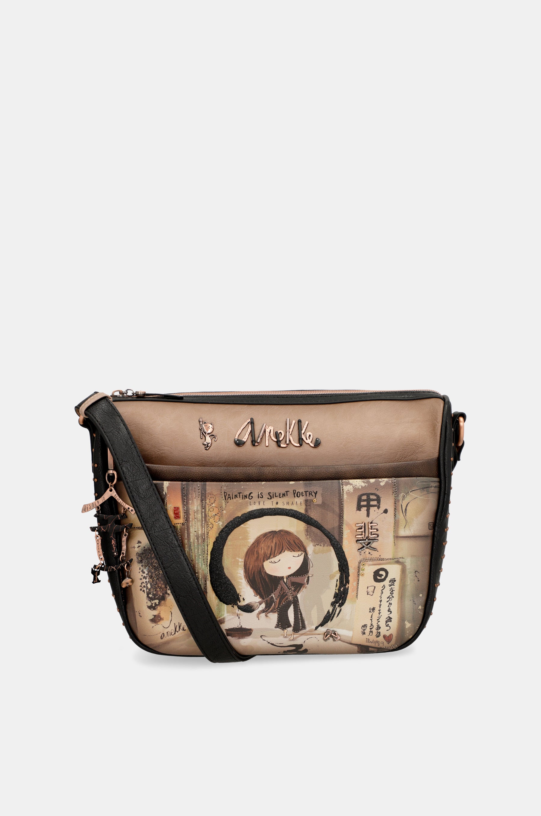 Shōen large shoulder bag with pockets