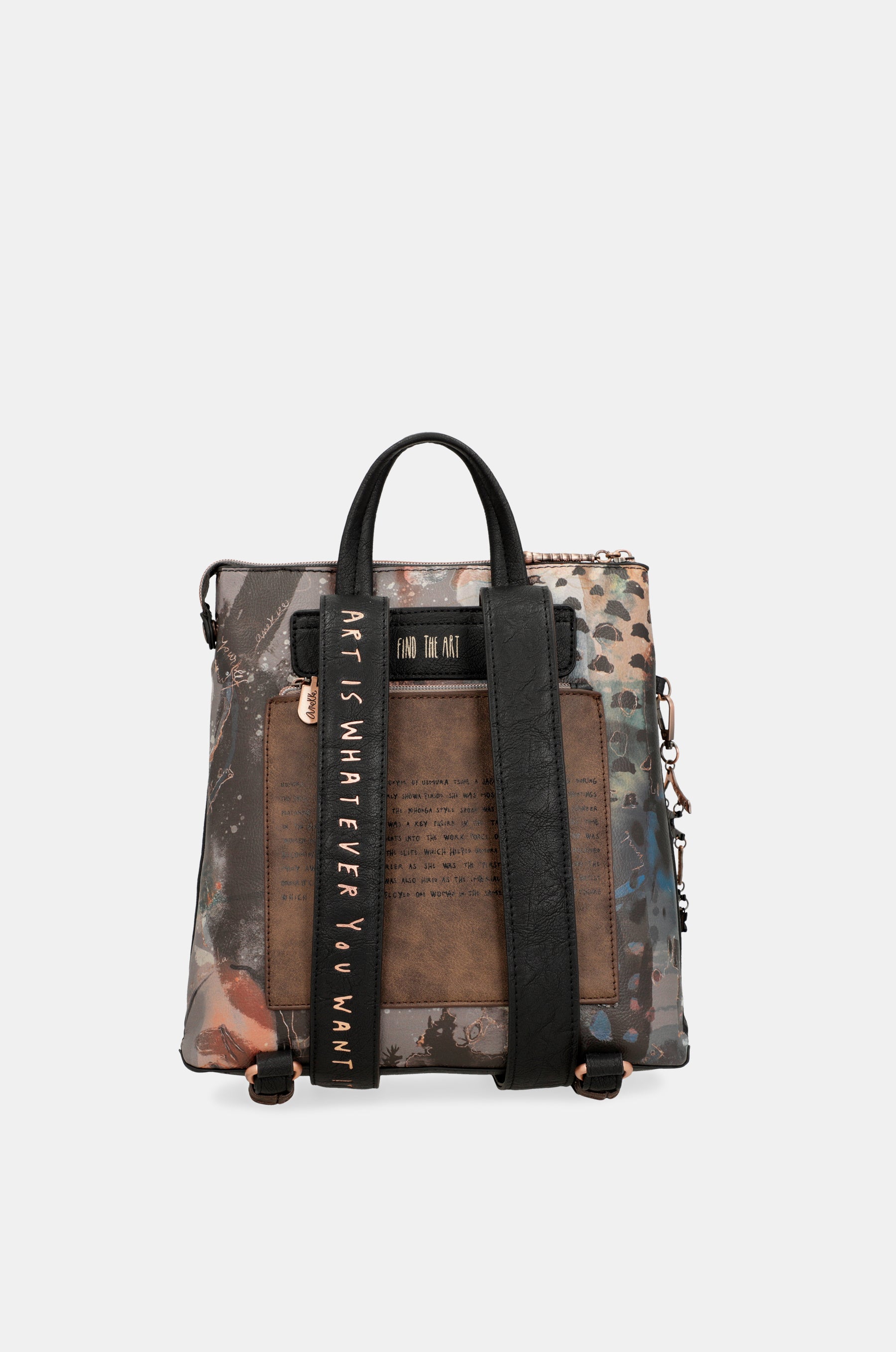 Shōen medium black backpack