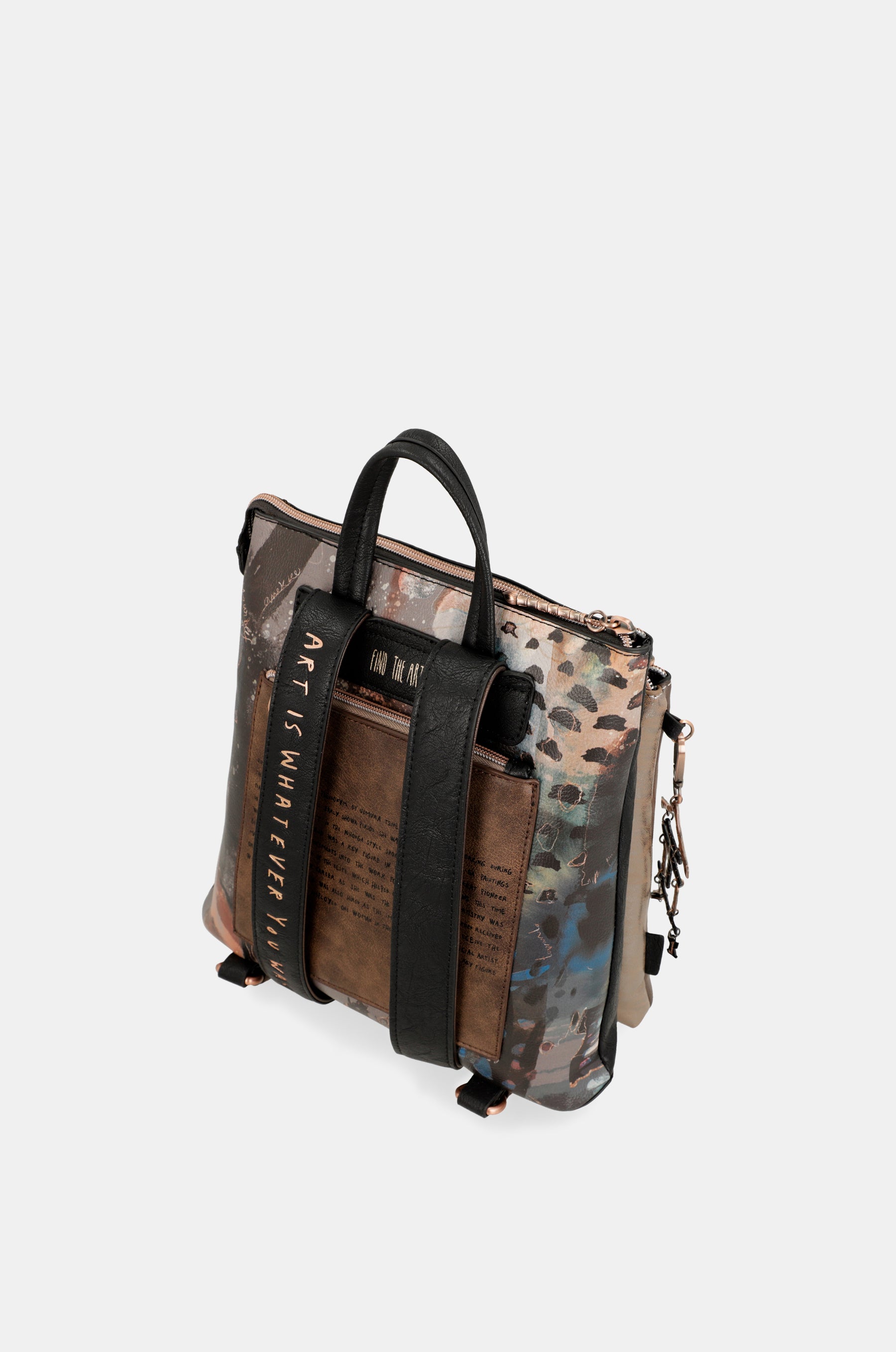 Shōen medium black backpack