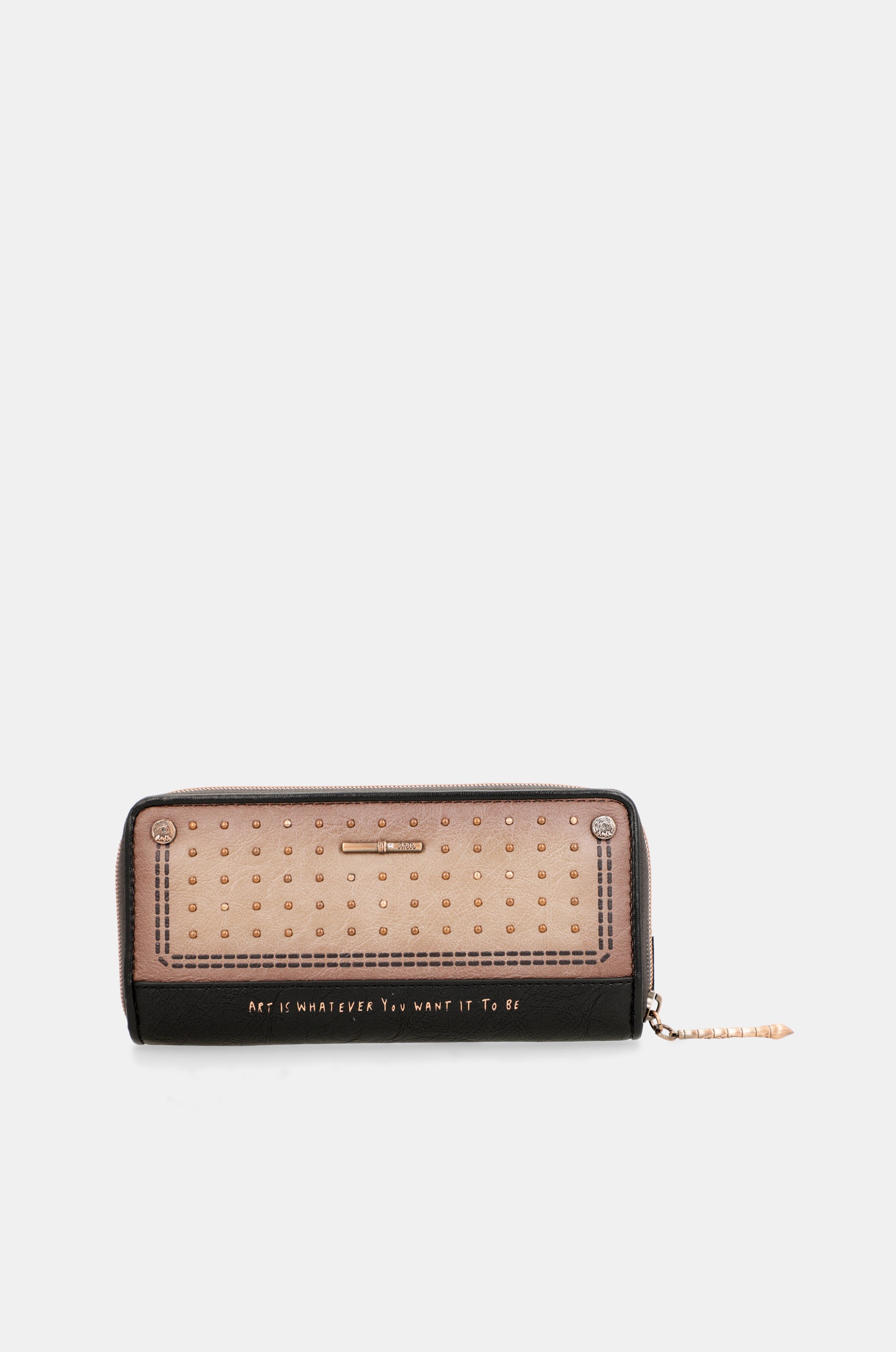 Shōen large black RFID wallet