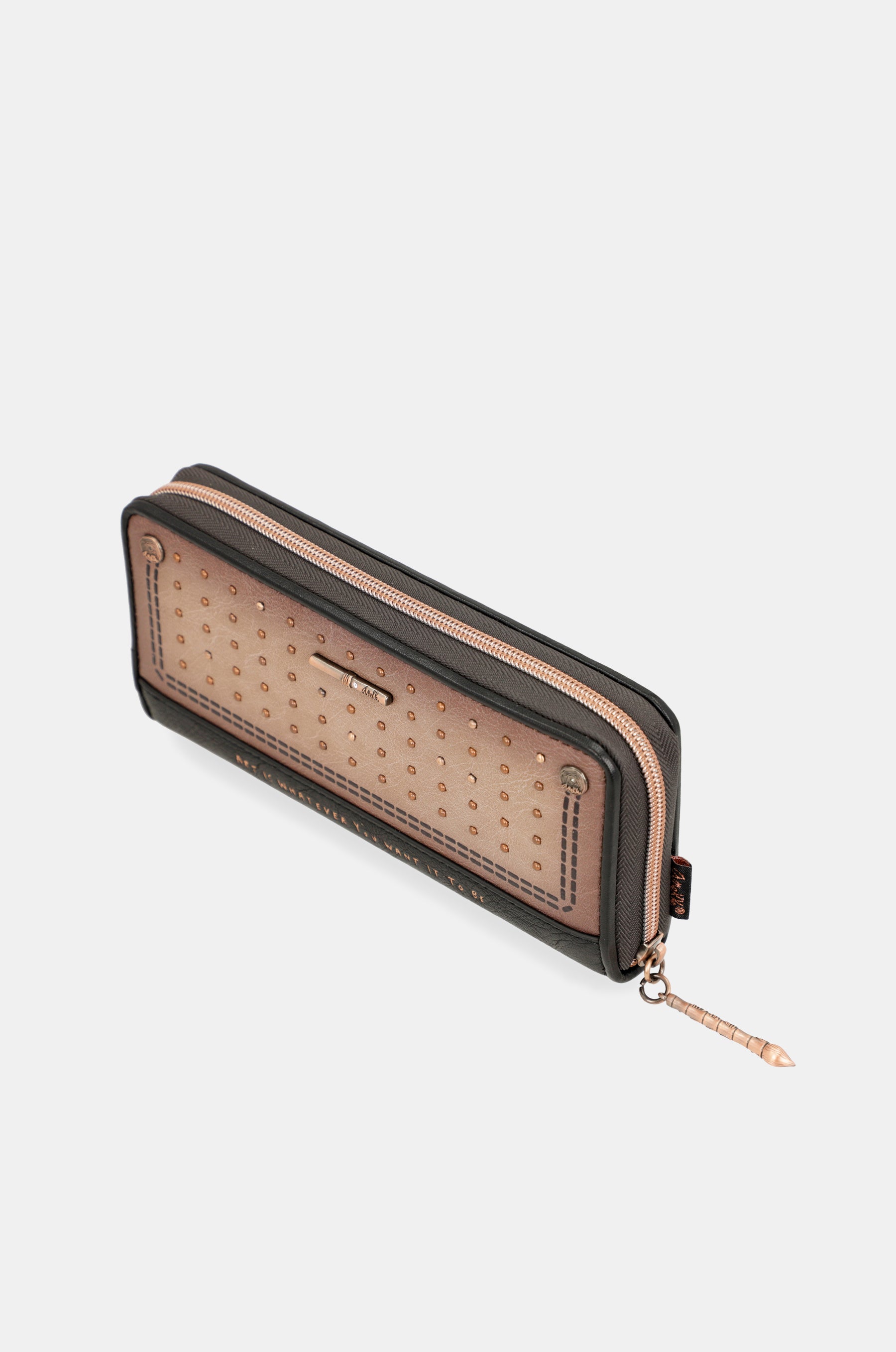 Shōen large black RFID wallet