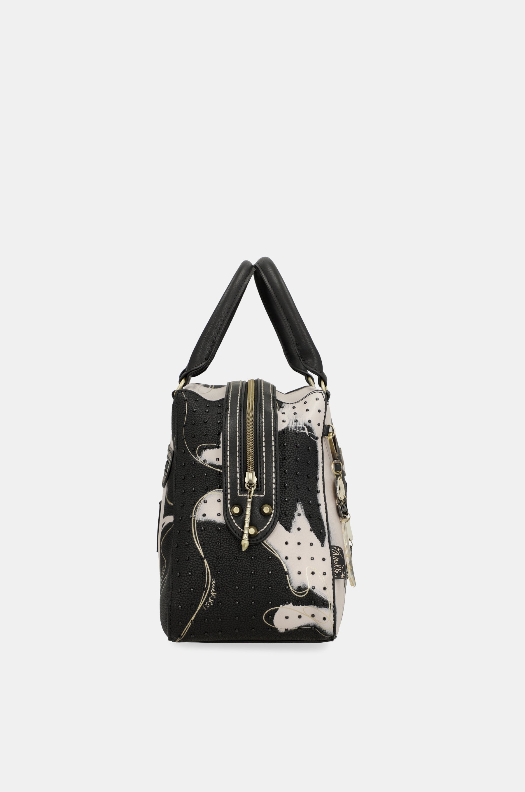 Nature Shodō black 2-handle shoulder bag