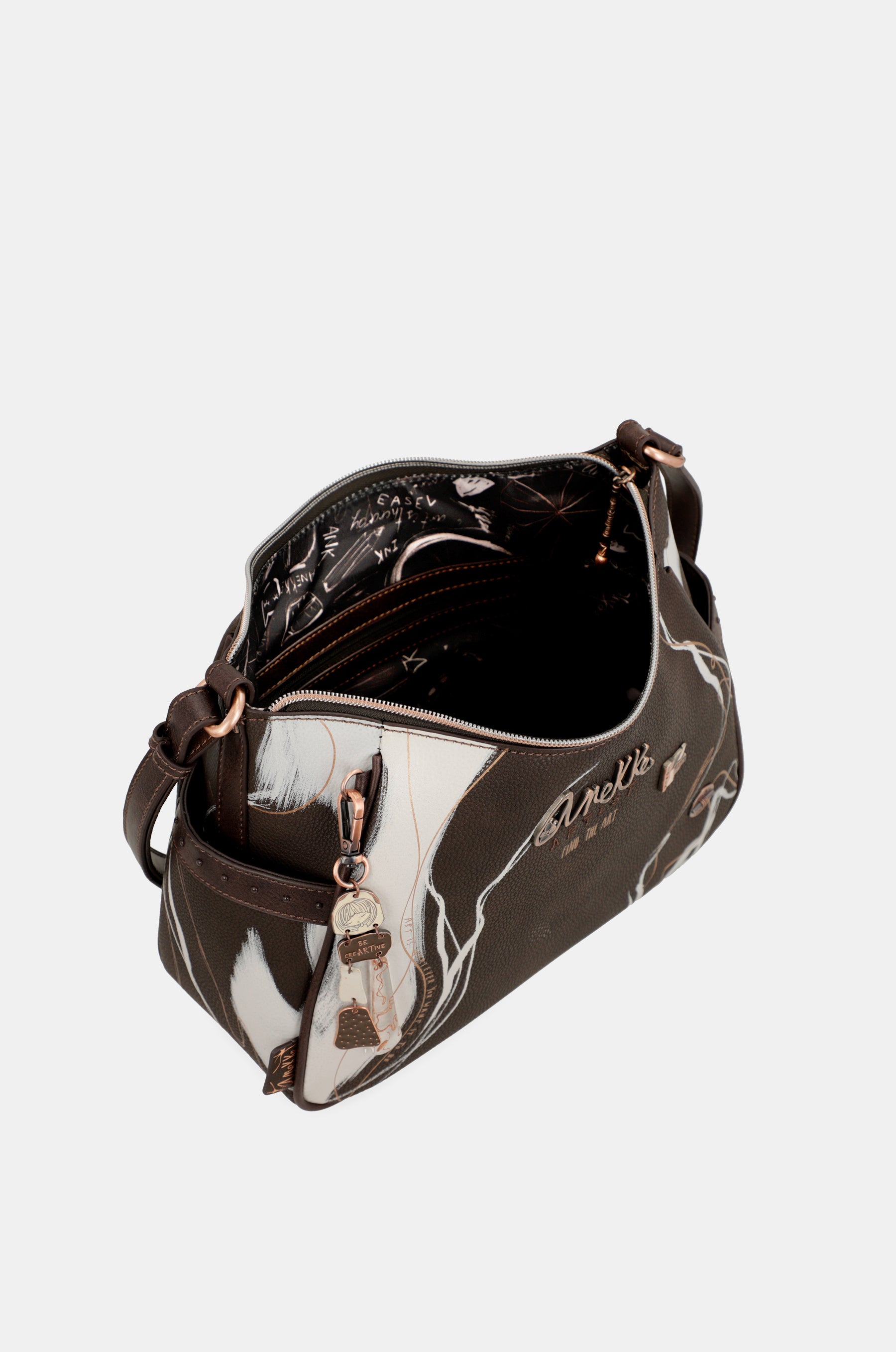 Nature Shodō medium brown shoulder bag