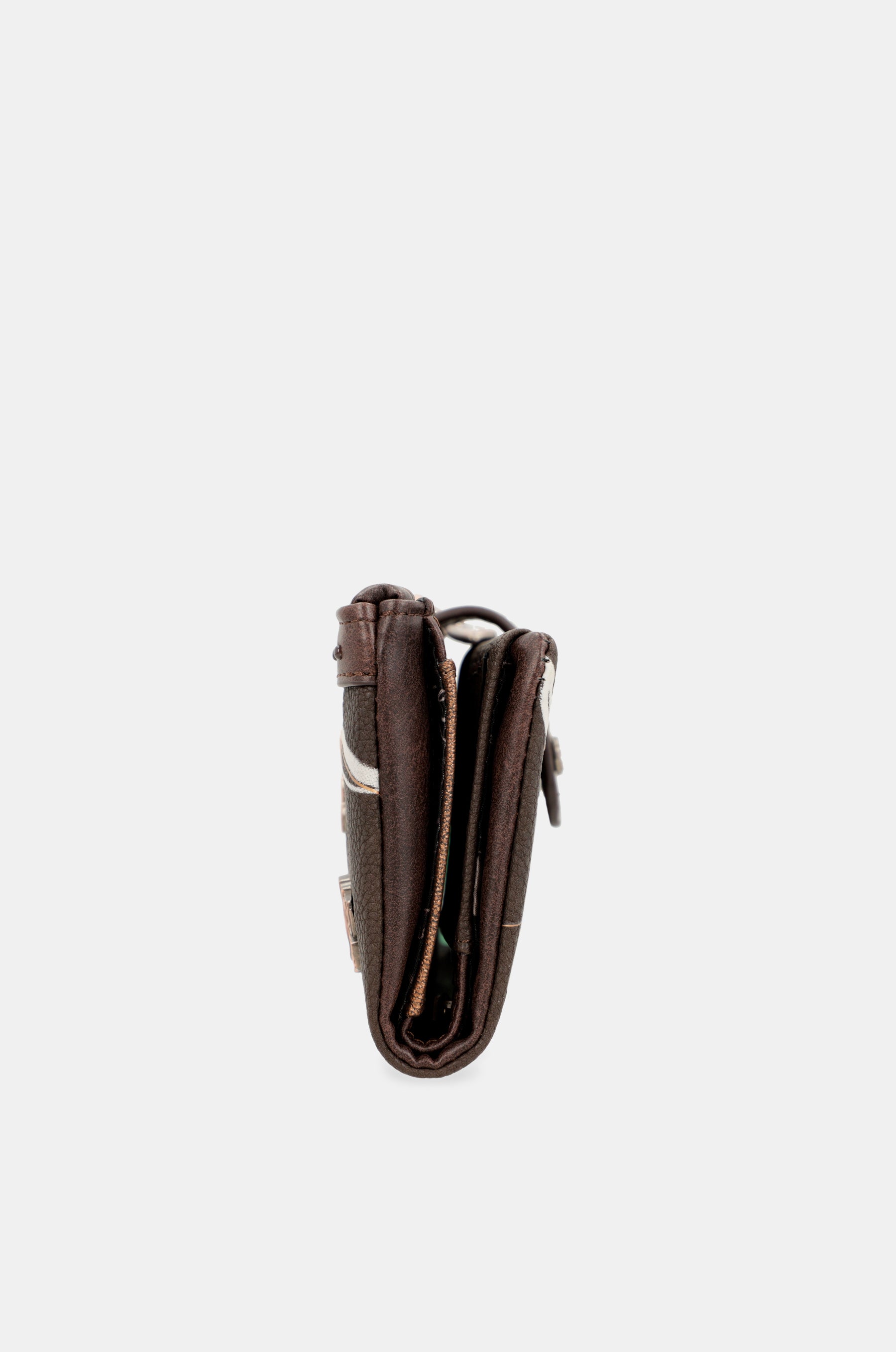 Nature Shodō Brown RFID Flexi Wallet brown