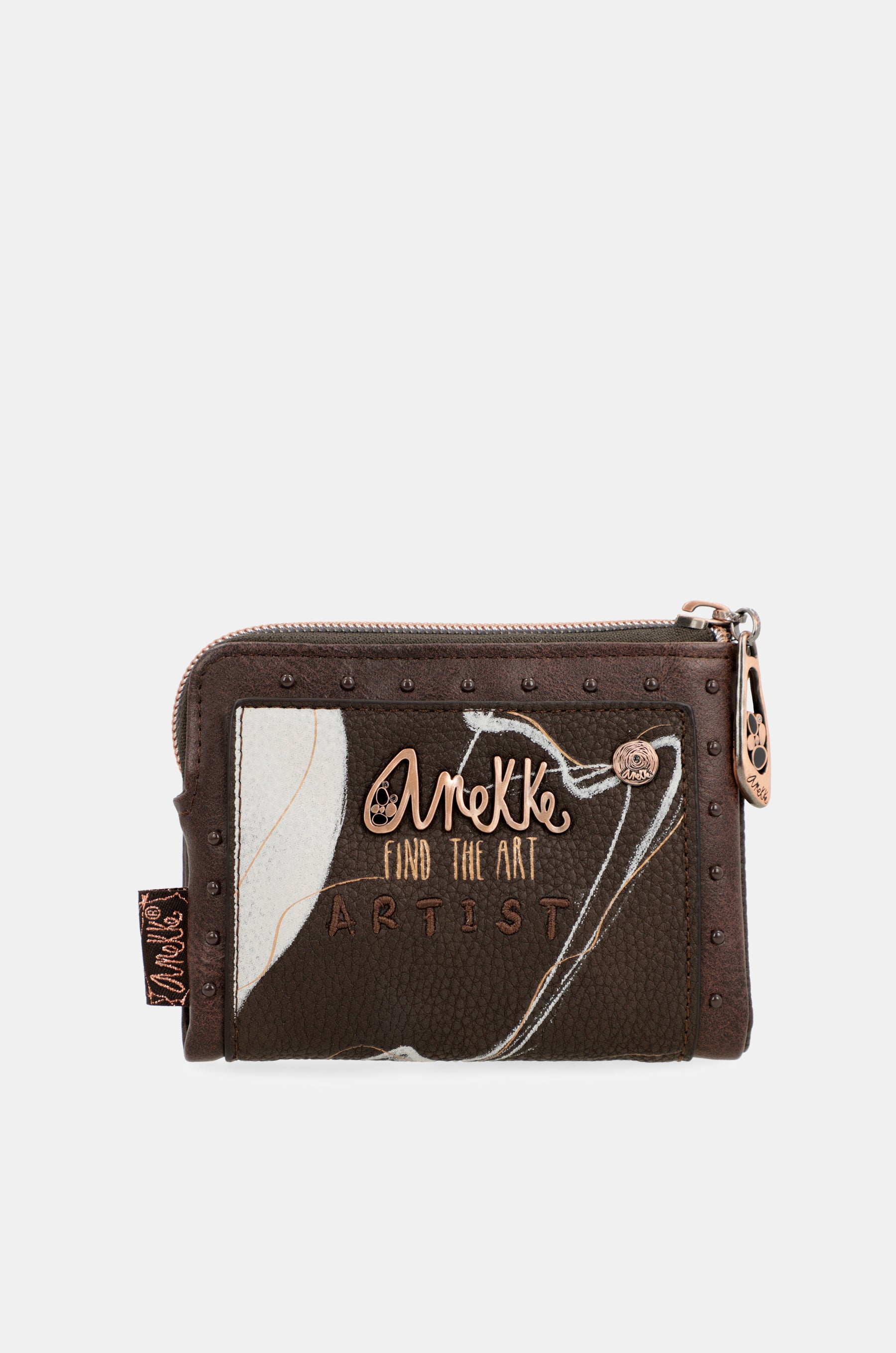 Nature Shodō Small Brown RFID Wallet