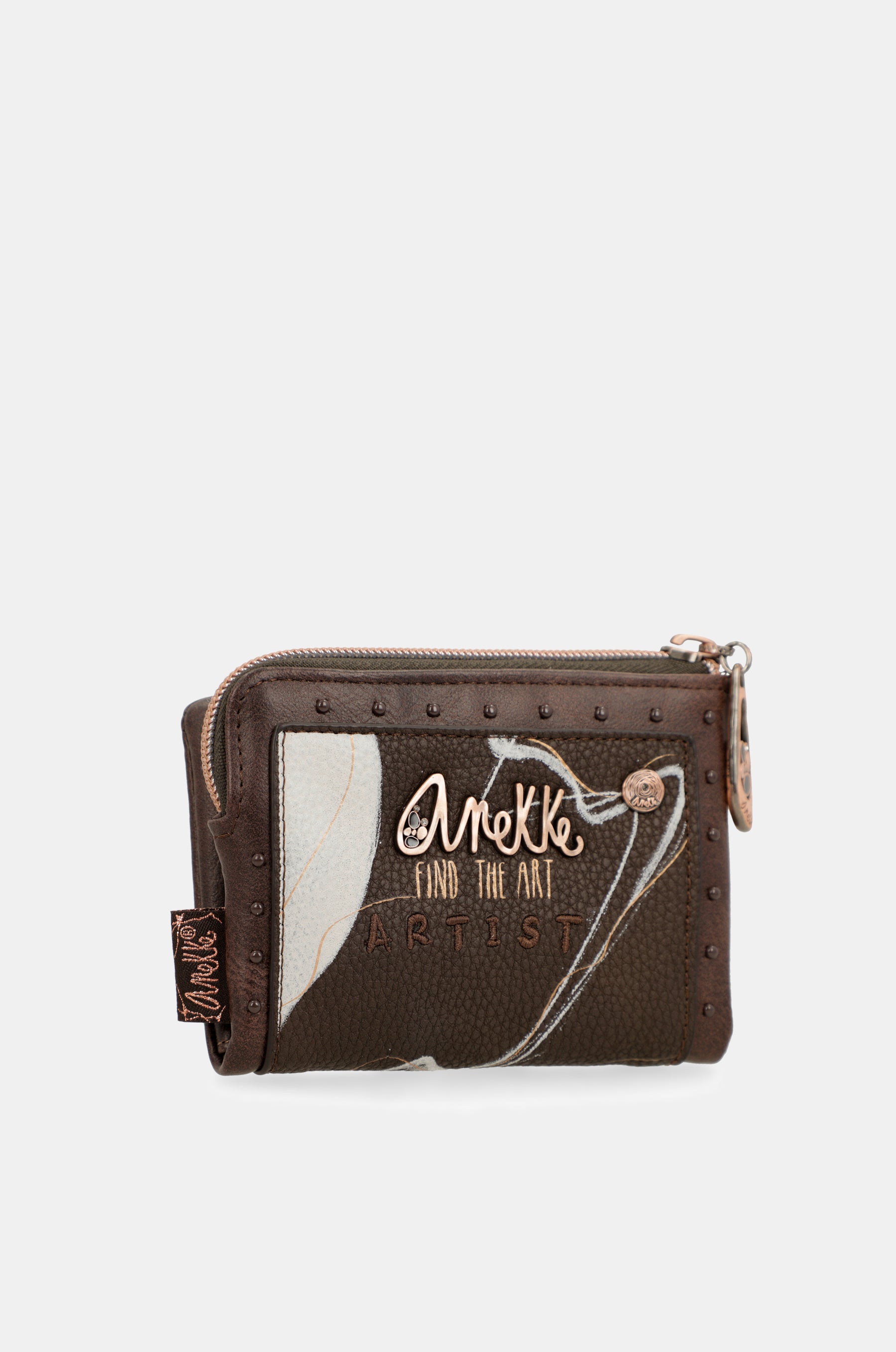 Nature Shodō Small Brown RFID Wallet