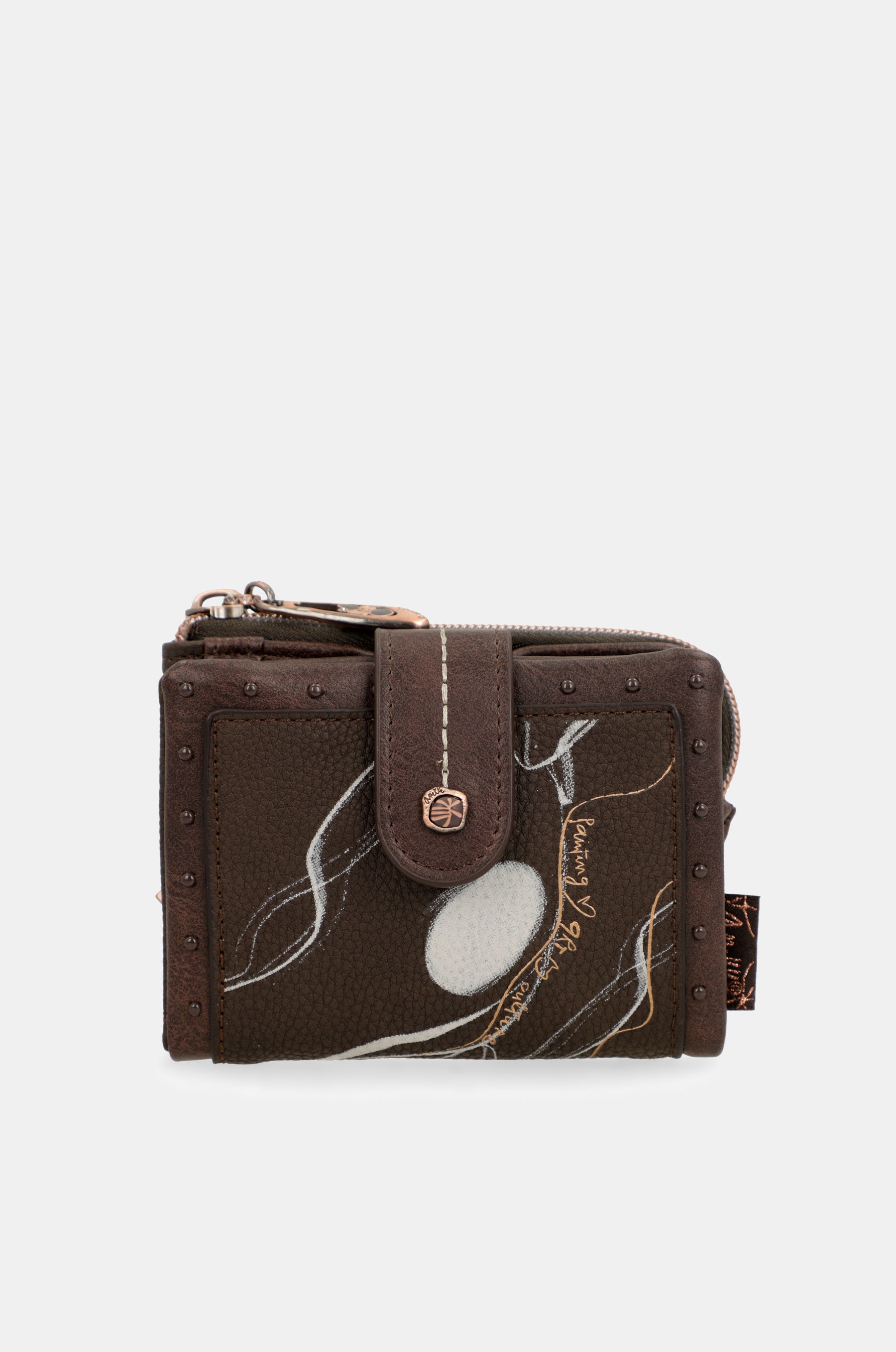 Nature Shodō Small Brown RFID Wallet