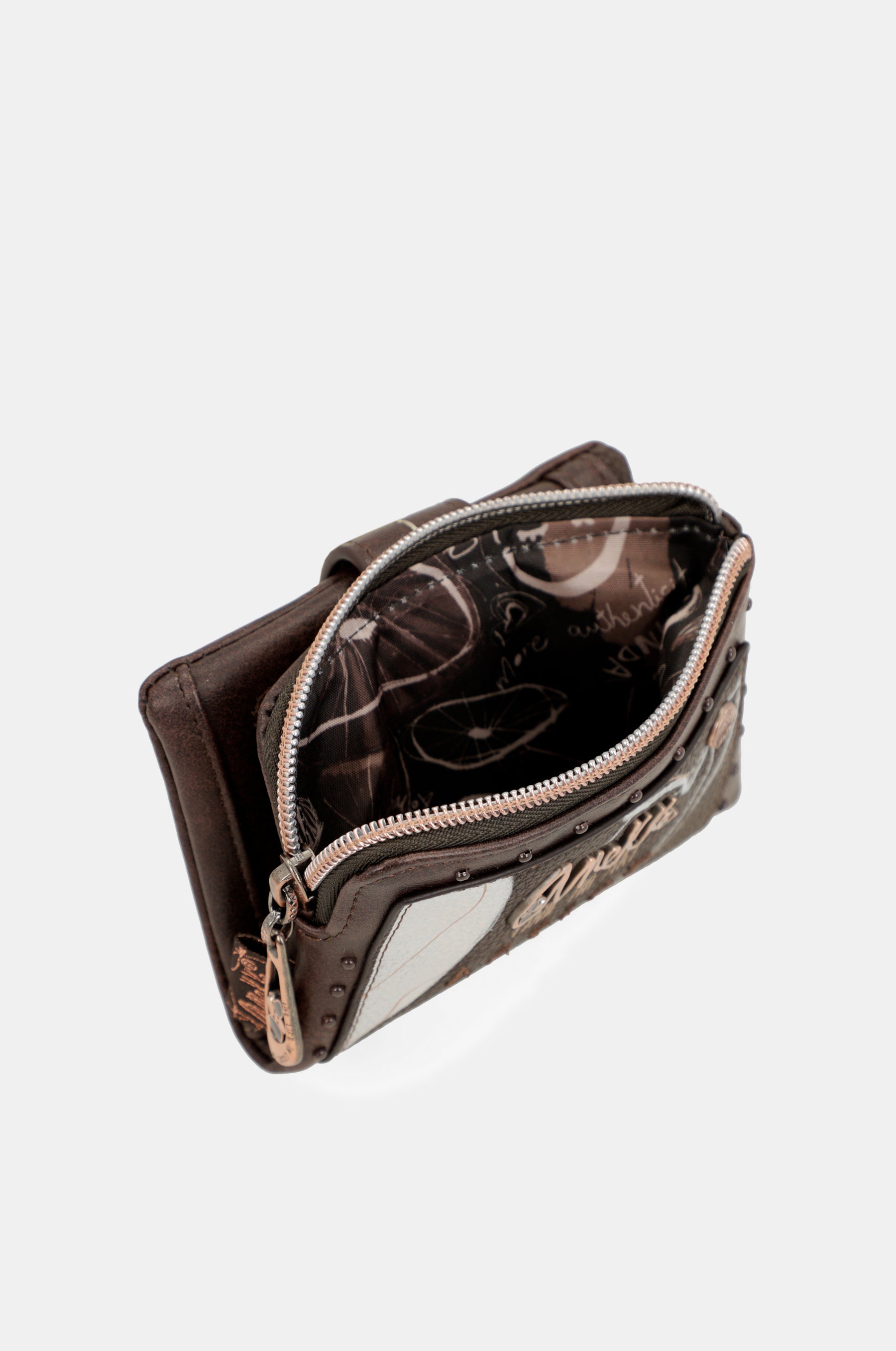 Nature Shodō Small Brown RFID Wallet