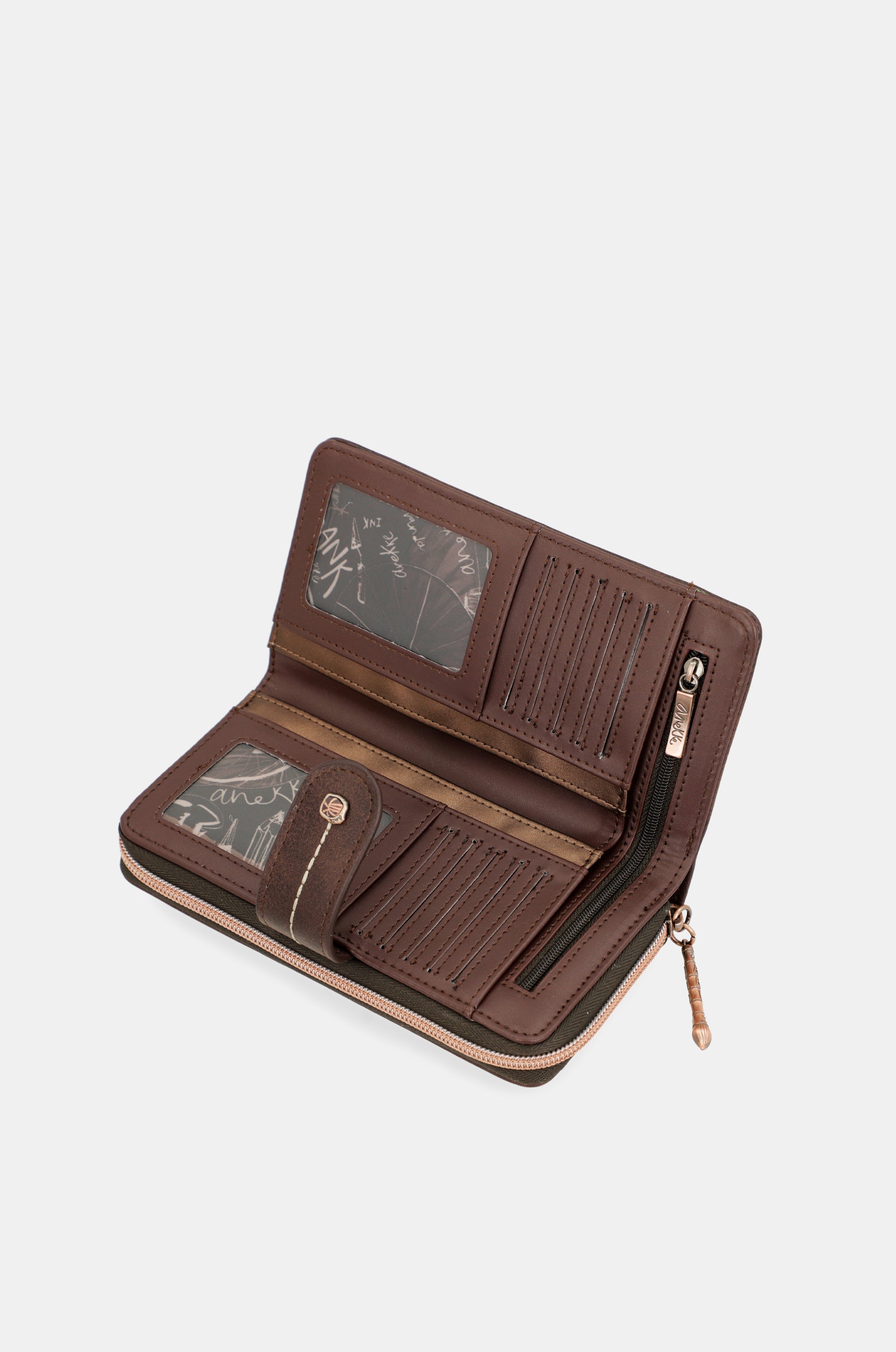 Nature Shodō Large Brown RFID Wallet Nature Shodō