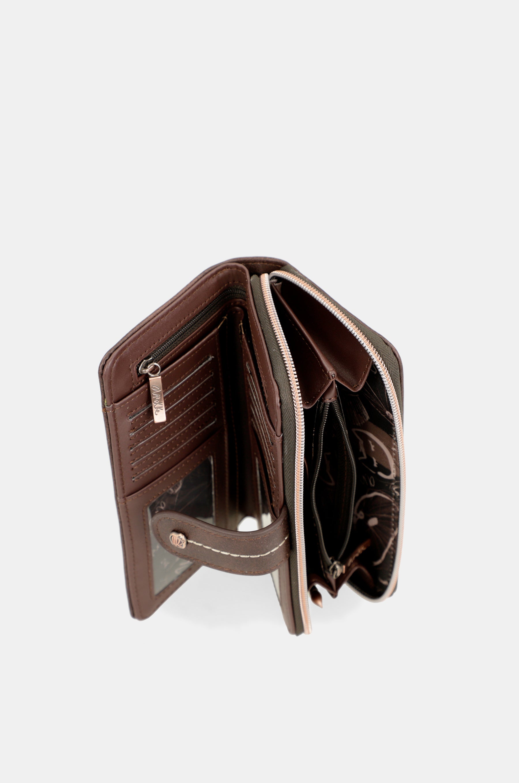 Nature Shodō Large Brown RFID Wallet Nature Shodō