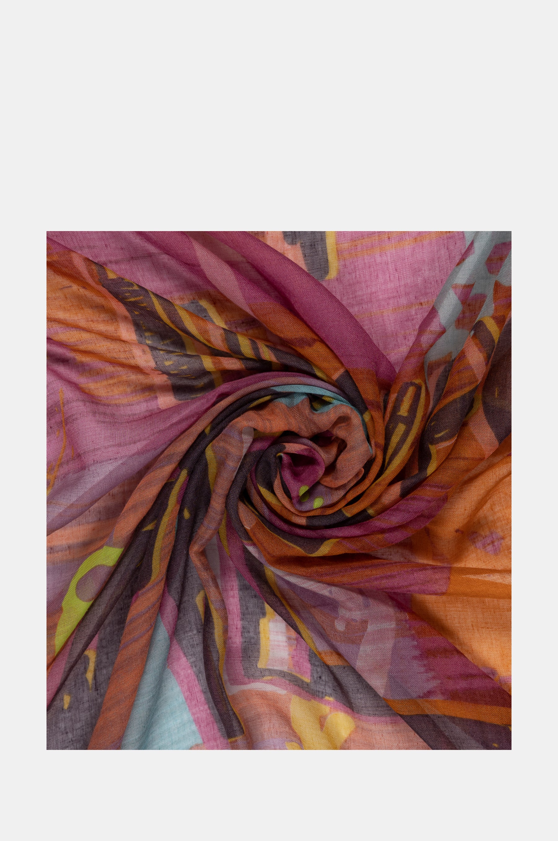 Contemporary violet scarf