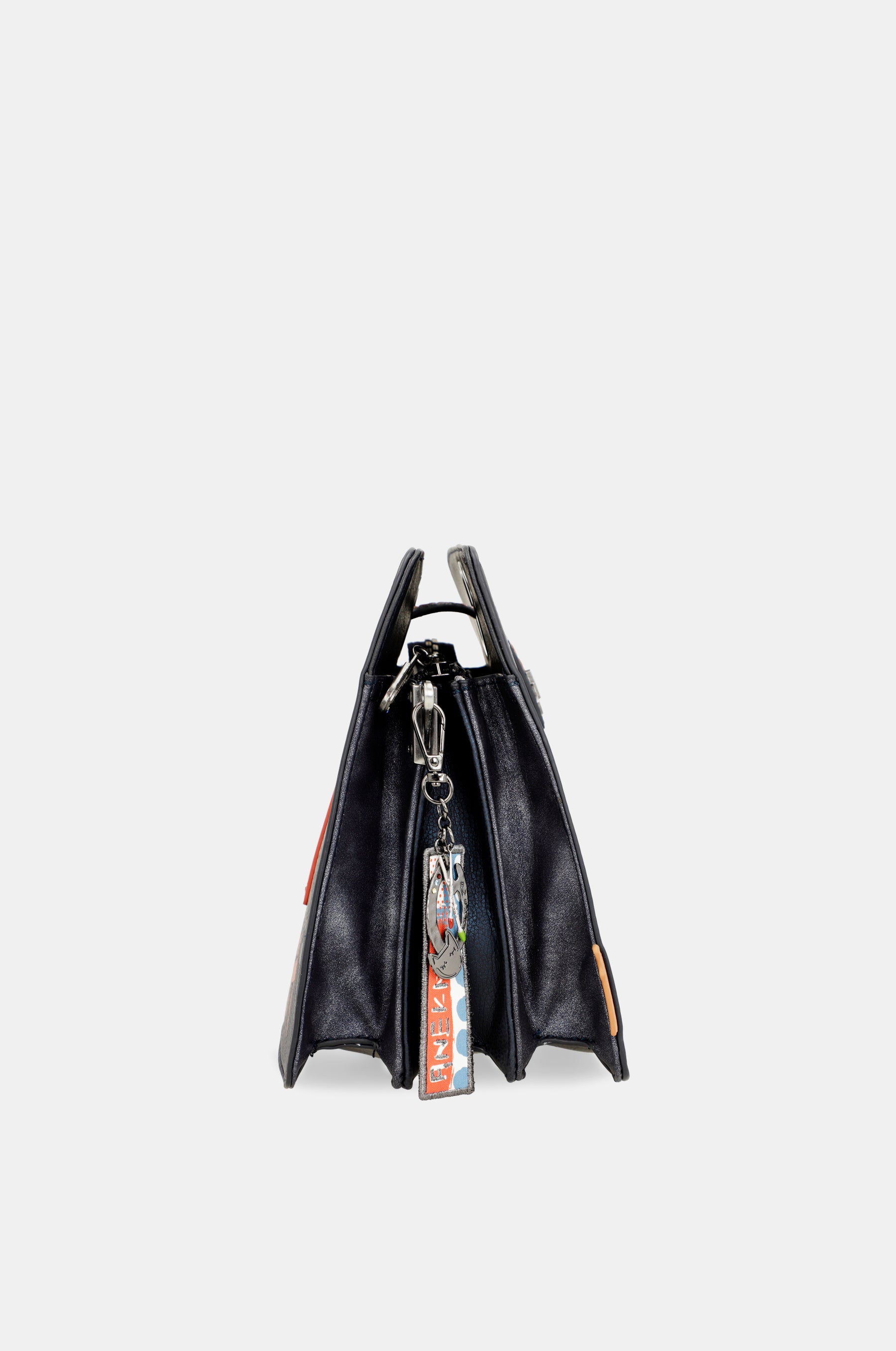 Contemporary Geometric 3 Compartment Shoulder Bag