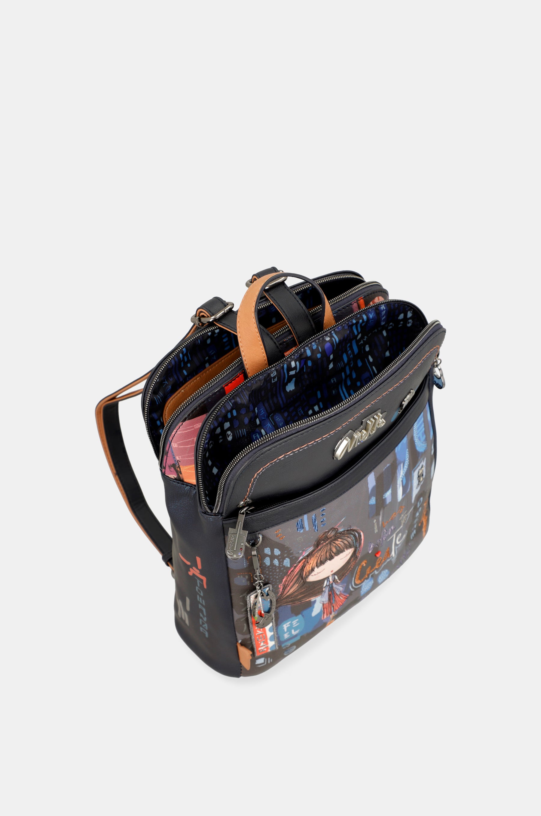 Contemporary 2 compartment backpack