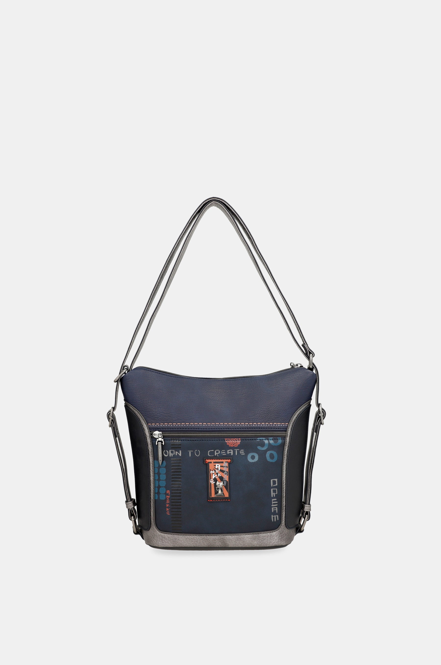 Kyomu shoulder bag convertible into a Kyomu backpack
