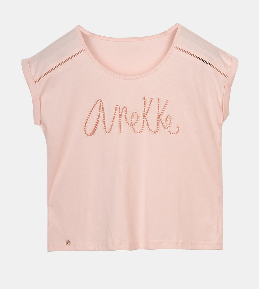 Camiseta rosa Anekke