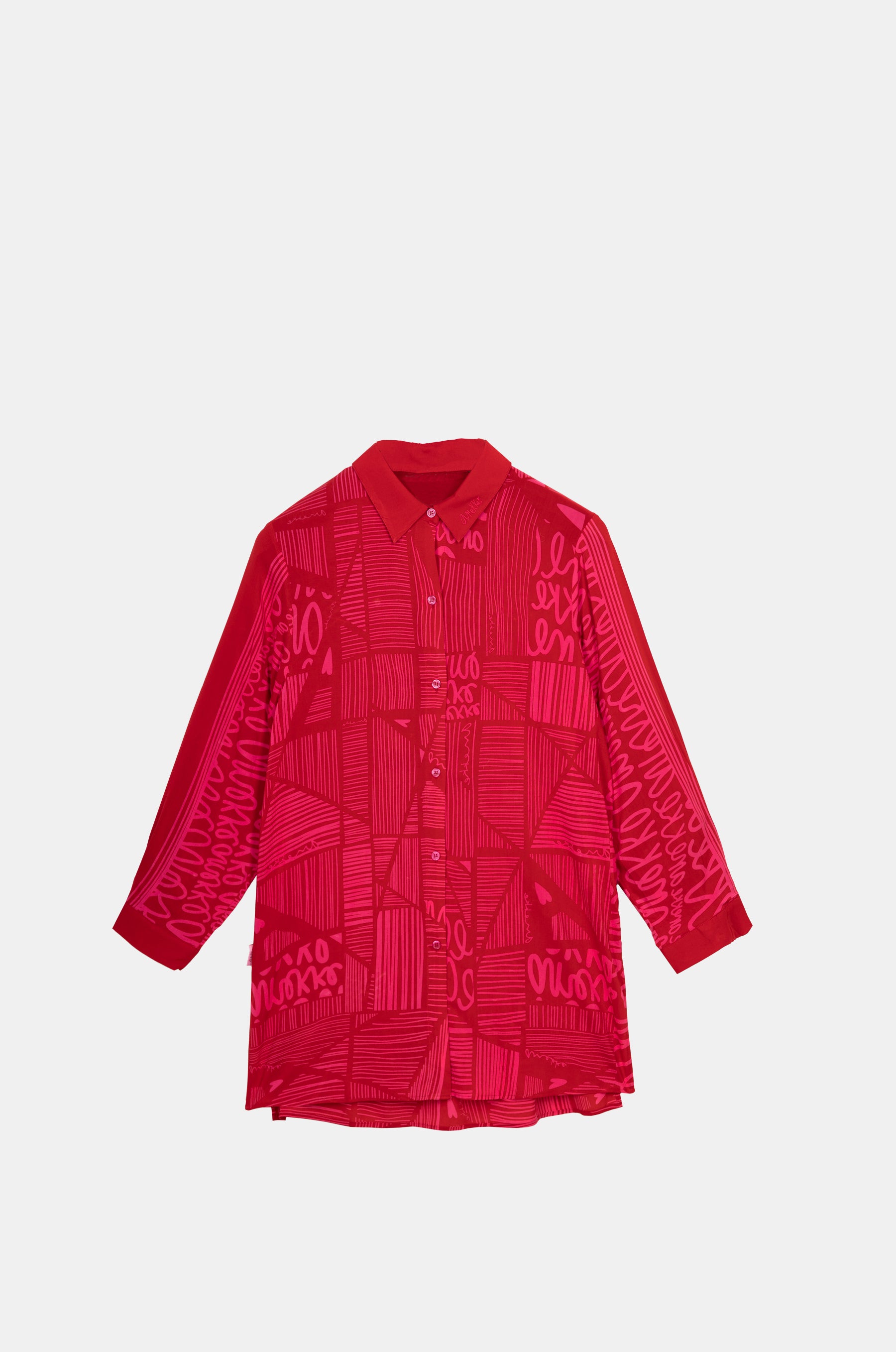 Fashion red shirt