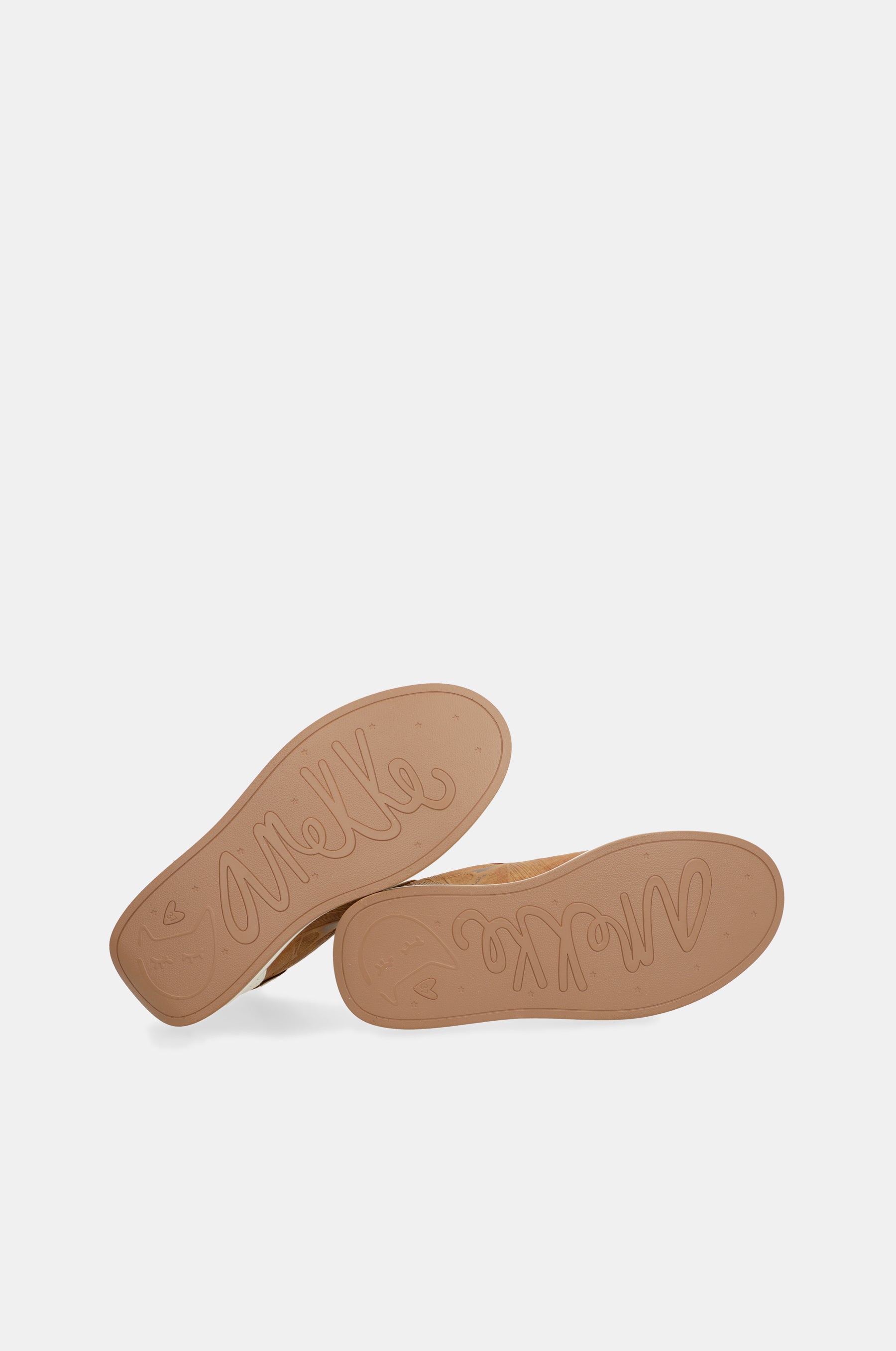 Peace & Love brown sneakers