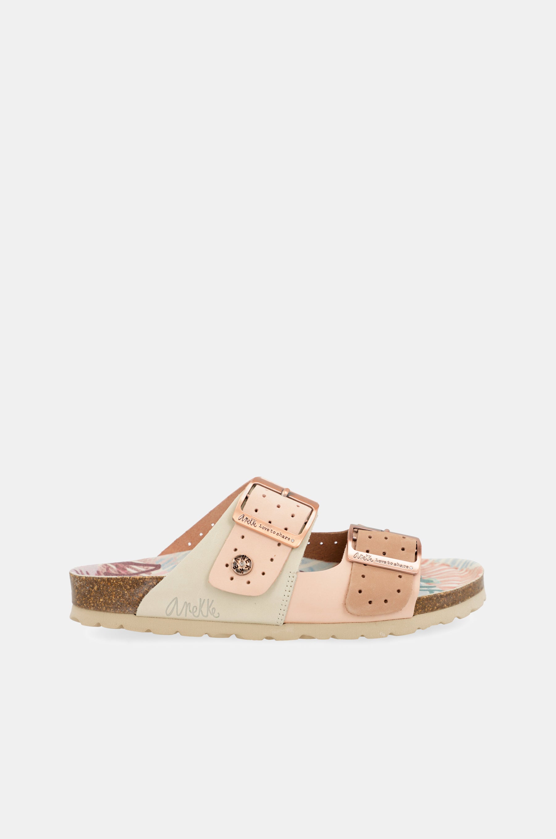 Women's nude bio sandals